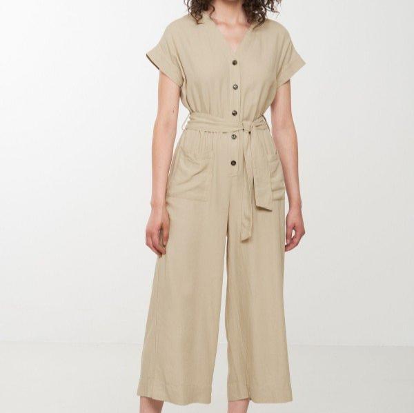 recolution Damen Jumpsuit "Dianella" XL Oat Milk