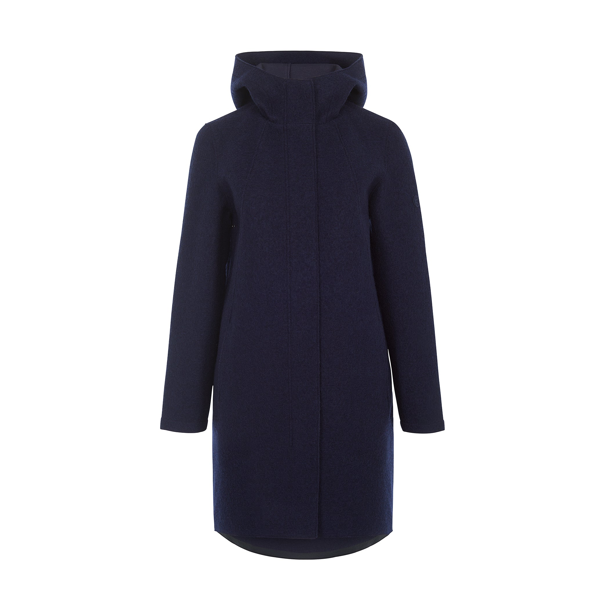 LangerChen Wollmantel "Risana" Blau (Navy)