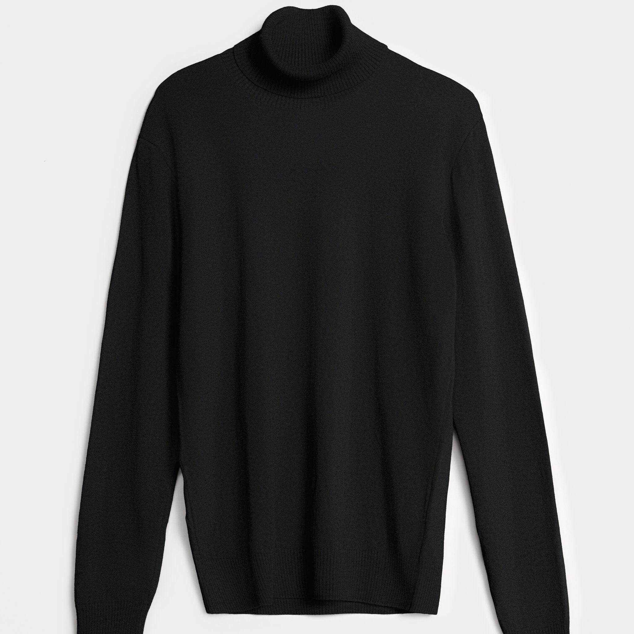 SANVT Unisex Rollkragenpullover Schwarz