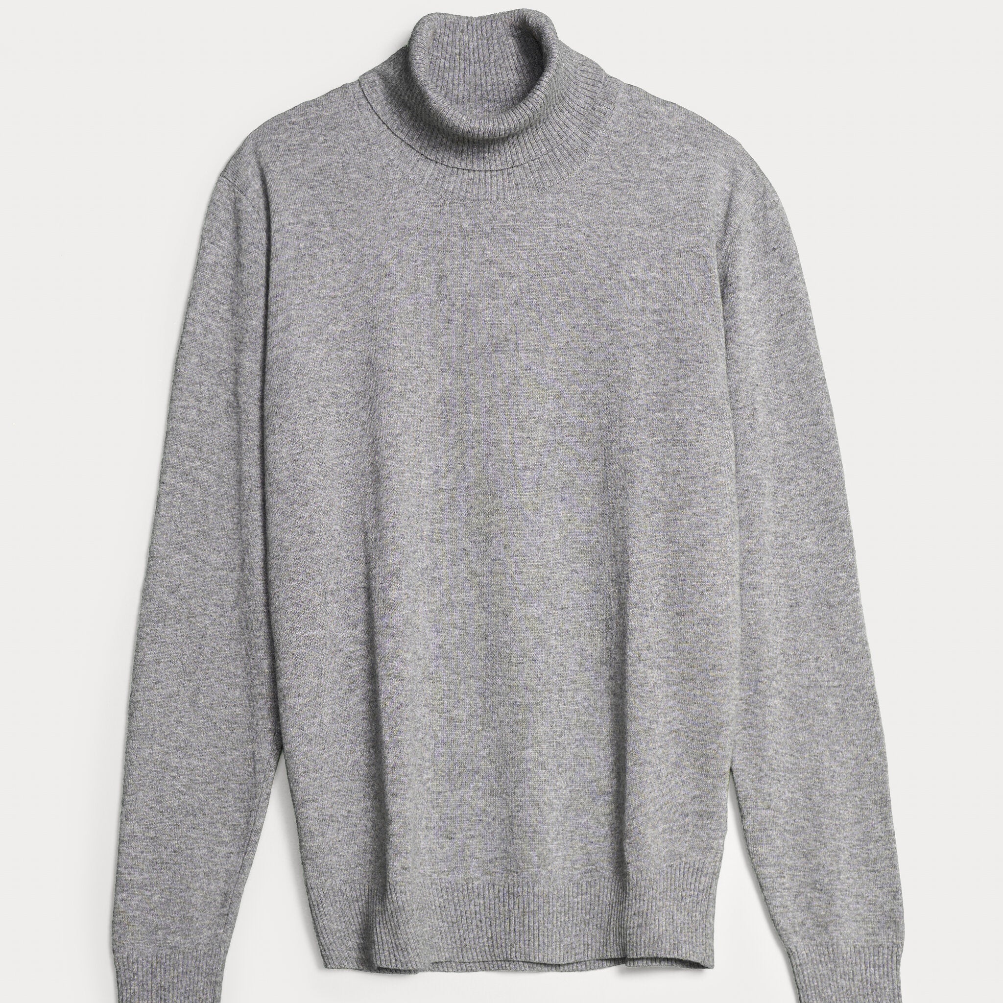 SANVT Unisex Rollkragenpullover Grey Melange