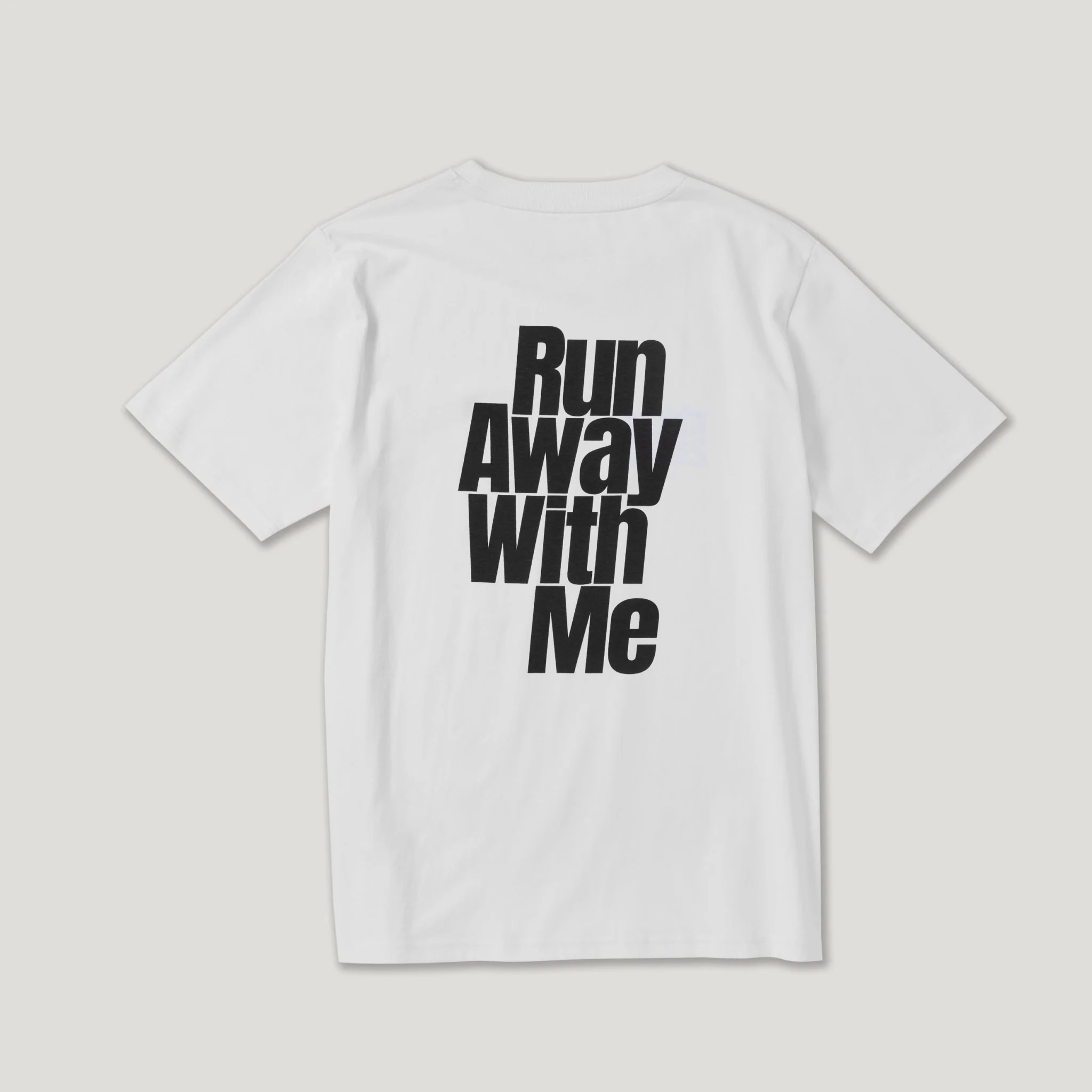 hey soho T-Shirt "AMF - Run Away" Weiß