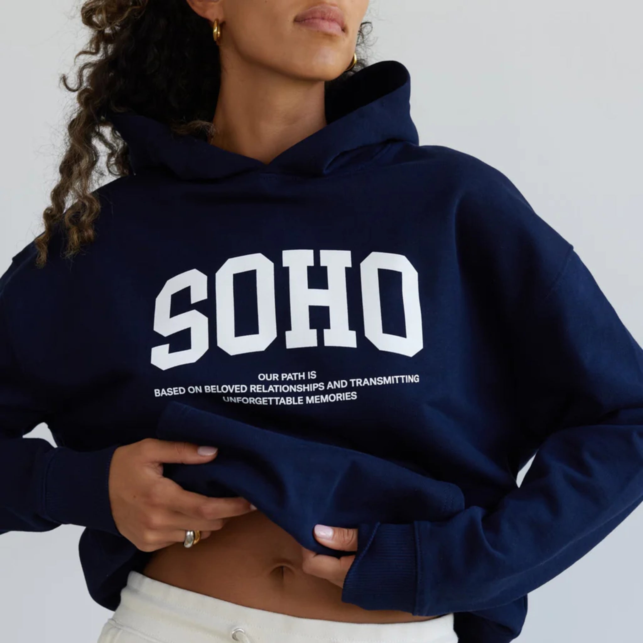 hey soho Hoodie "Soho College"