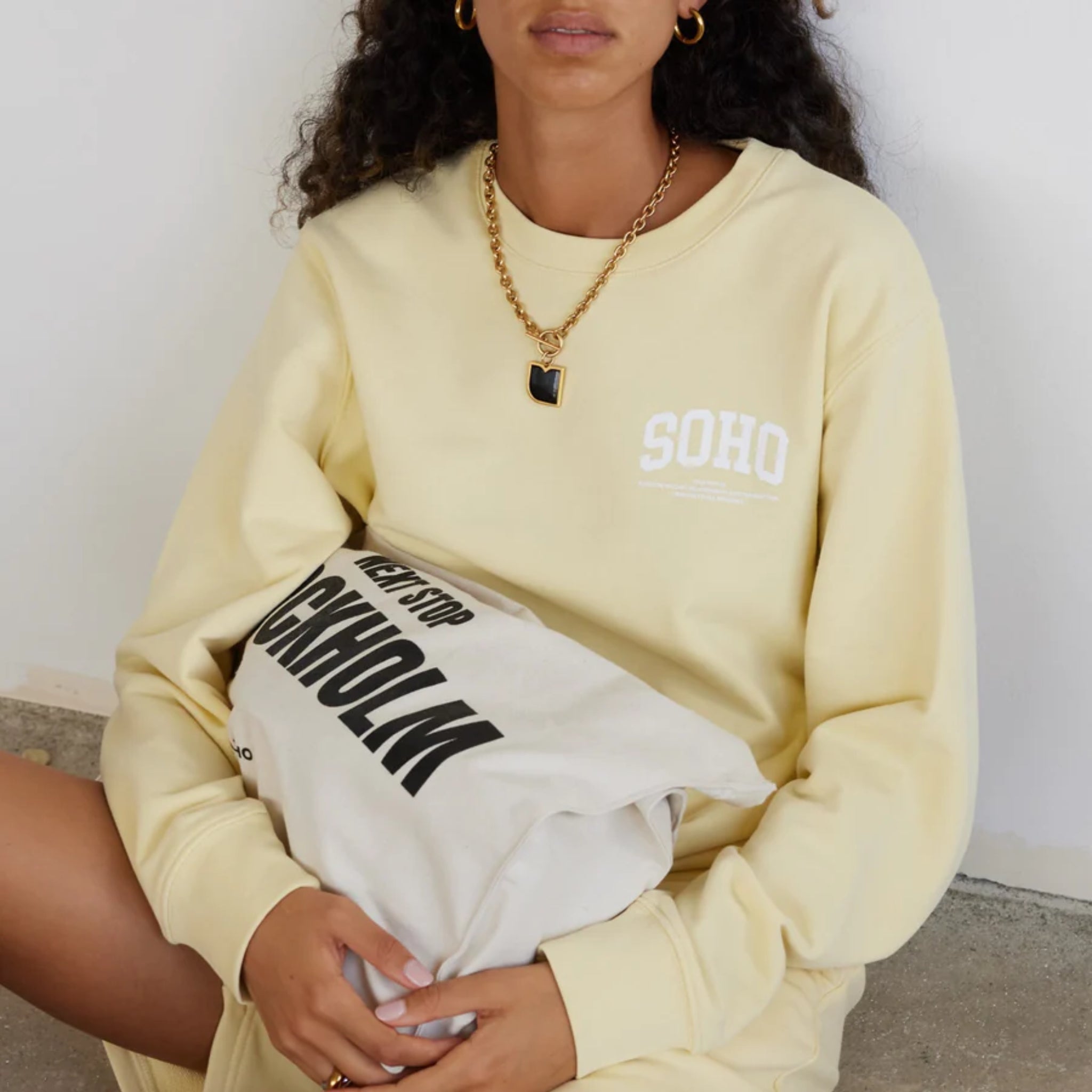hey soho Sweater "Soho College"