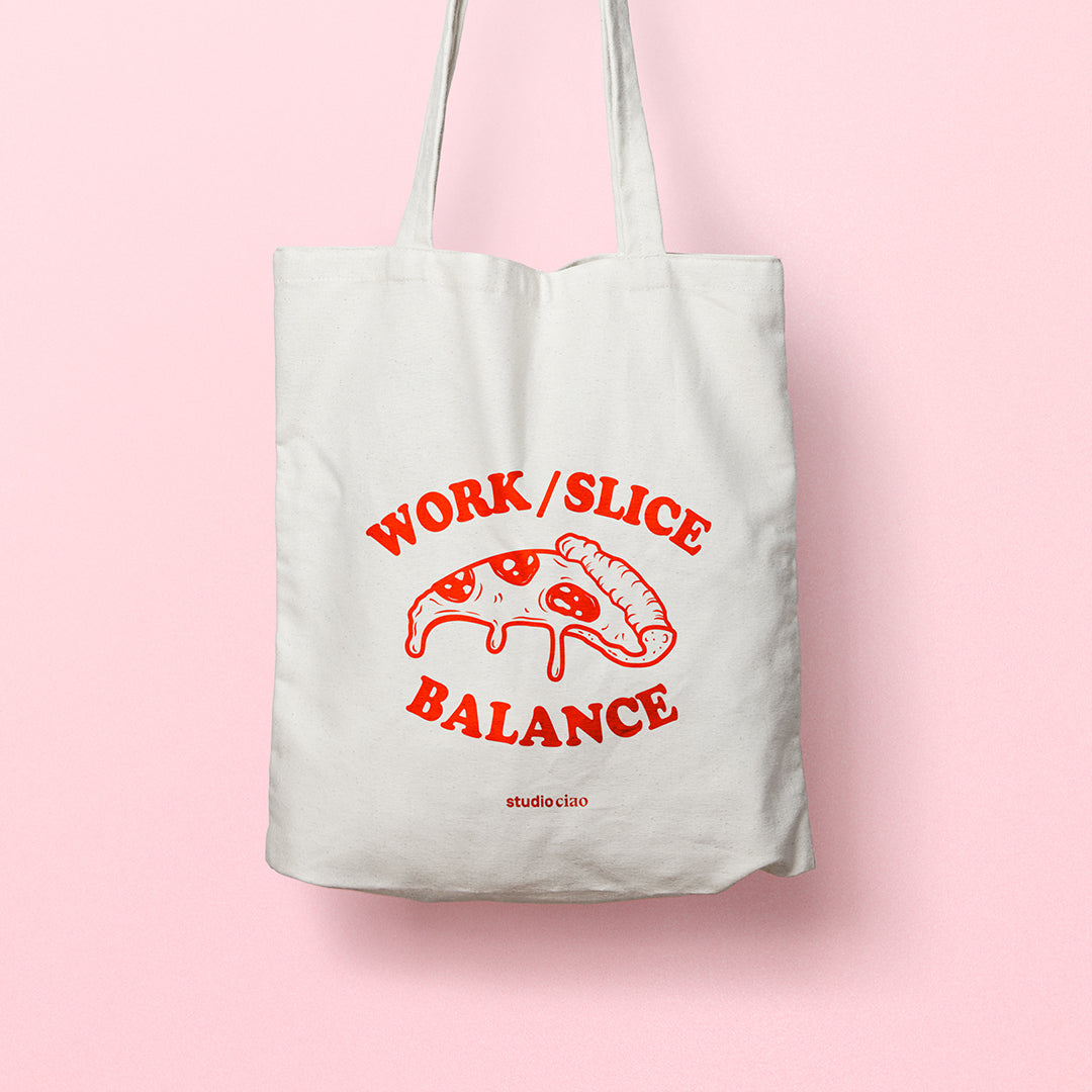 studio ciao Jutebeutel Work Slice Balance ca. 38 x 42 cm
