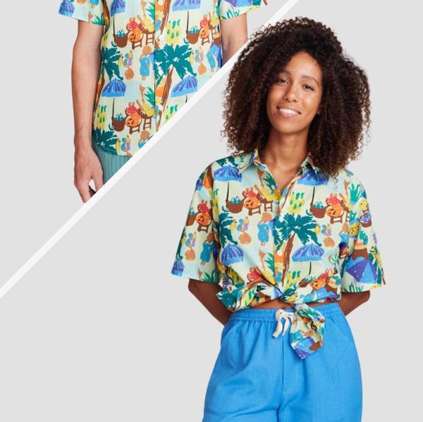 SUITE13LAB Damen Hemd "Gomera" Blau