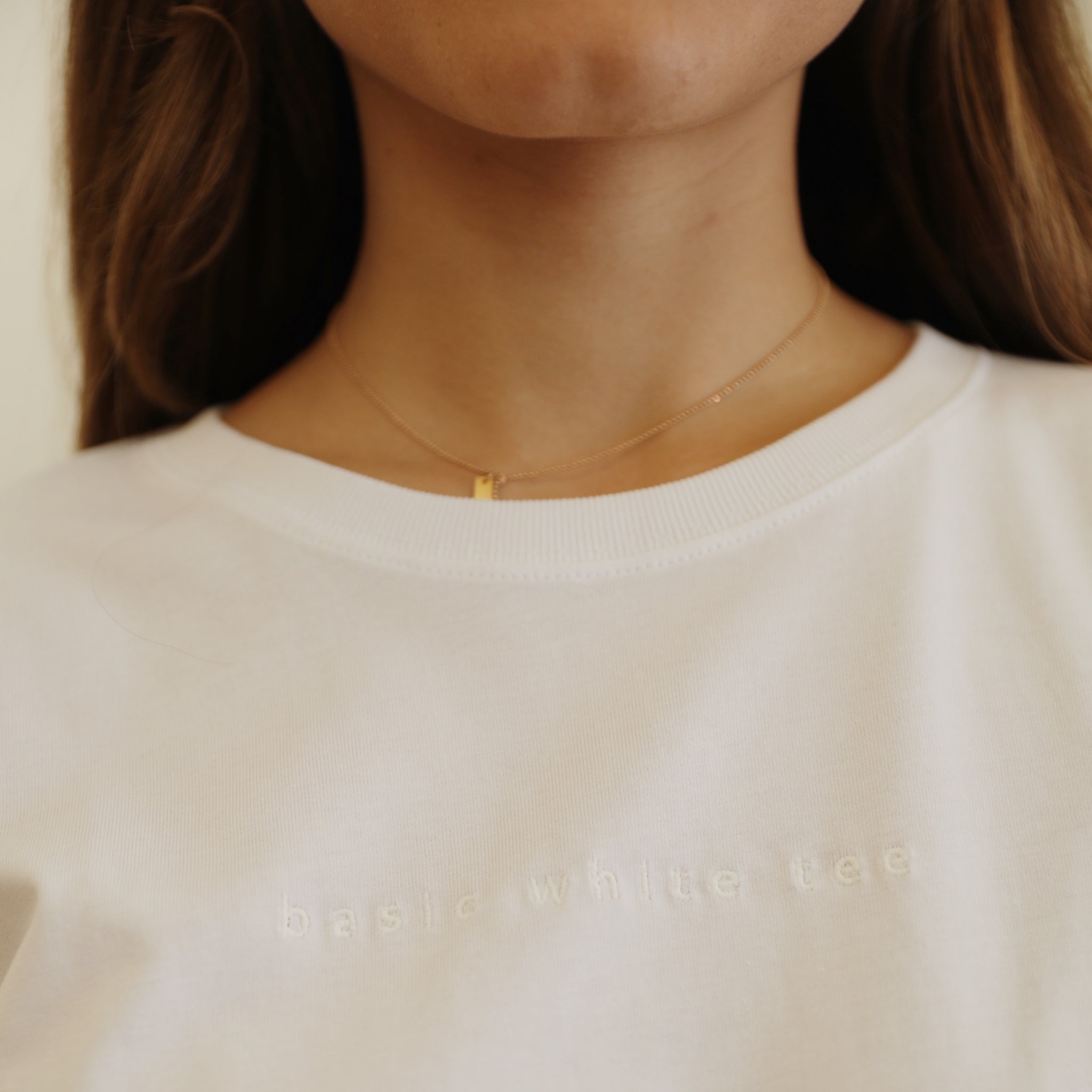 The Slow Label Basic Tee White