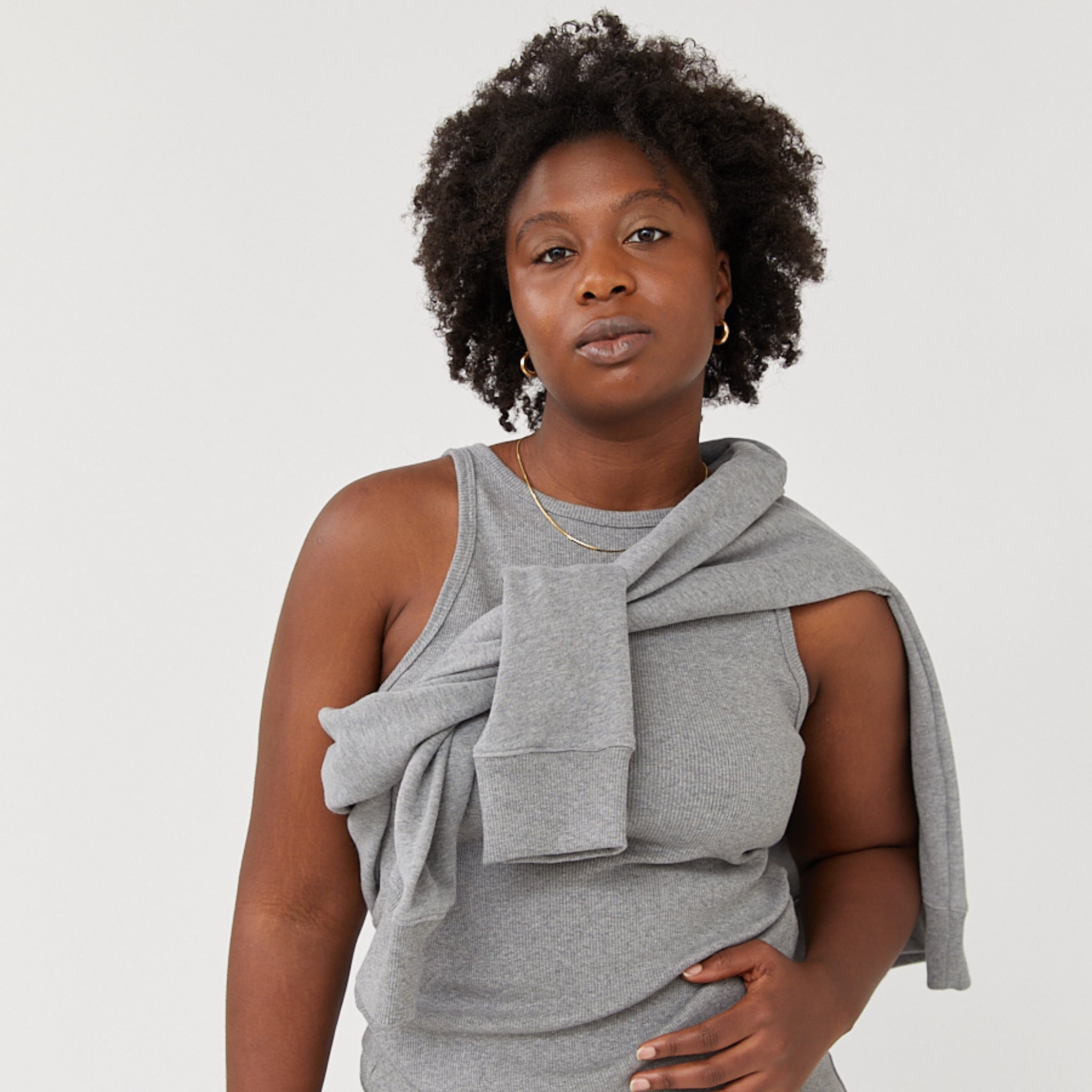The Slow Label Tank Top XL Heather Grey