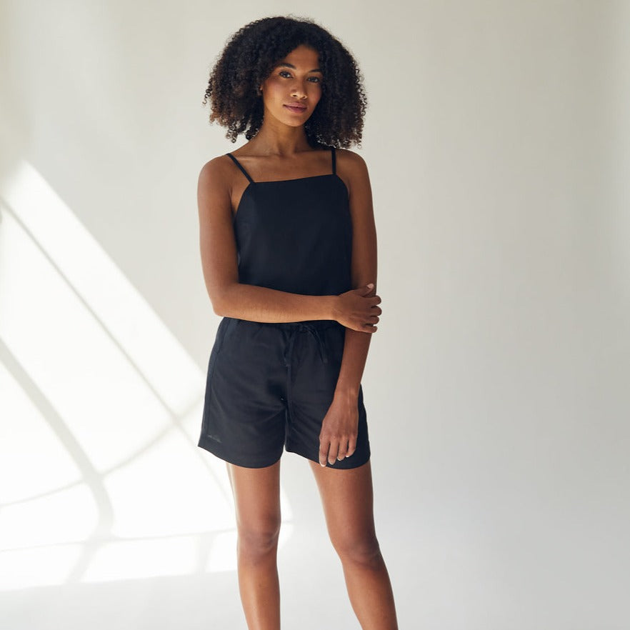 The Slow Label The Basic Shorts Black