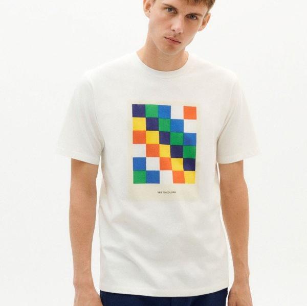 Thinking Mu Herren T-Shirt "Yes to Color" XXL White