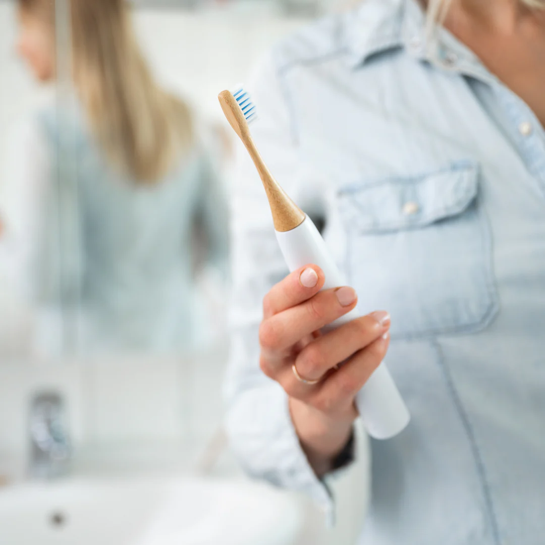 truemorrow Aufsteckbürsten aus Bambus für Philips Sonicare Schallzahnbürsten (2er Pack)