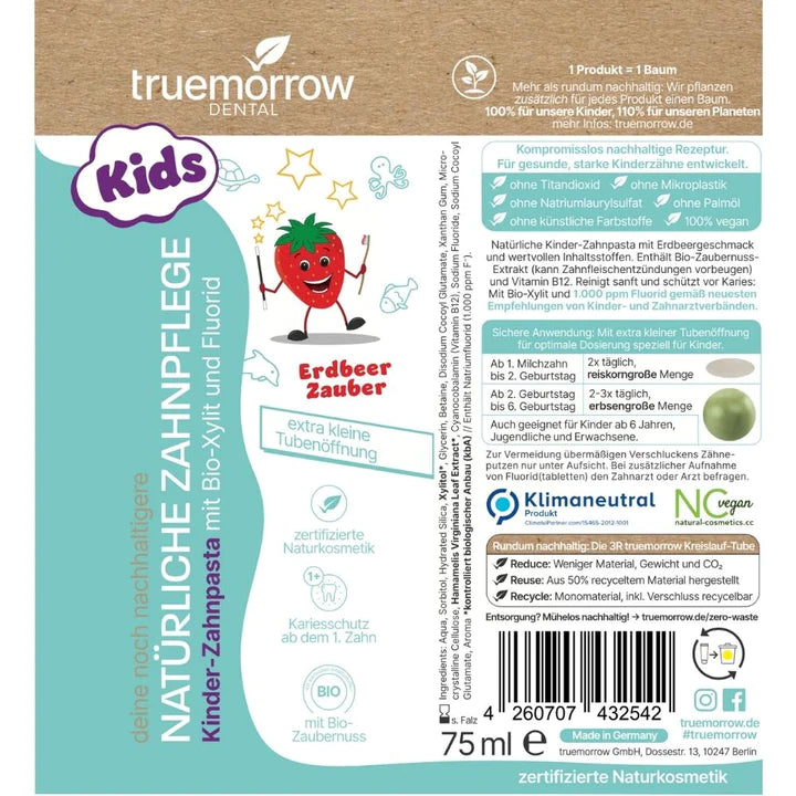 truemorrow Kinder-Zahnpasta