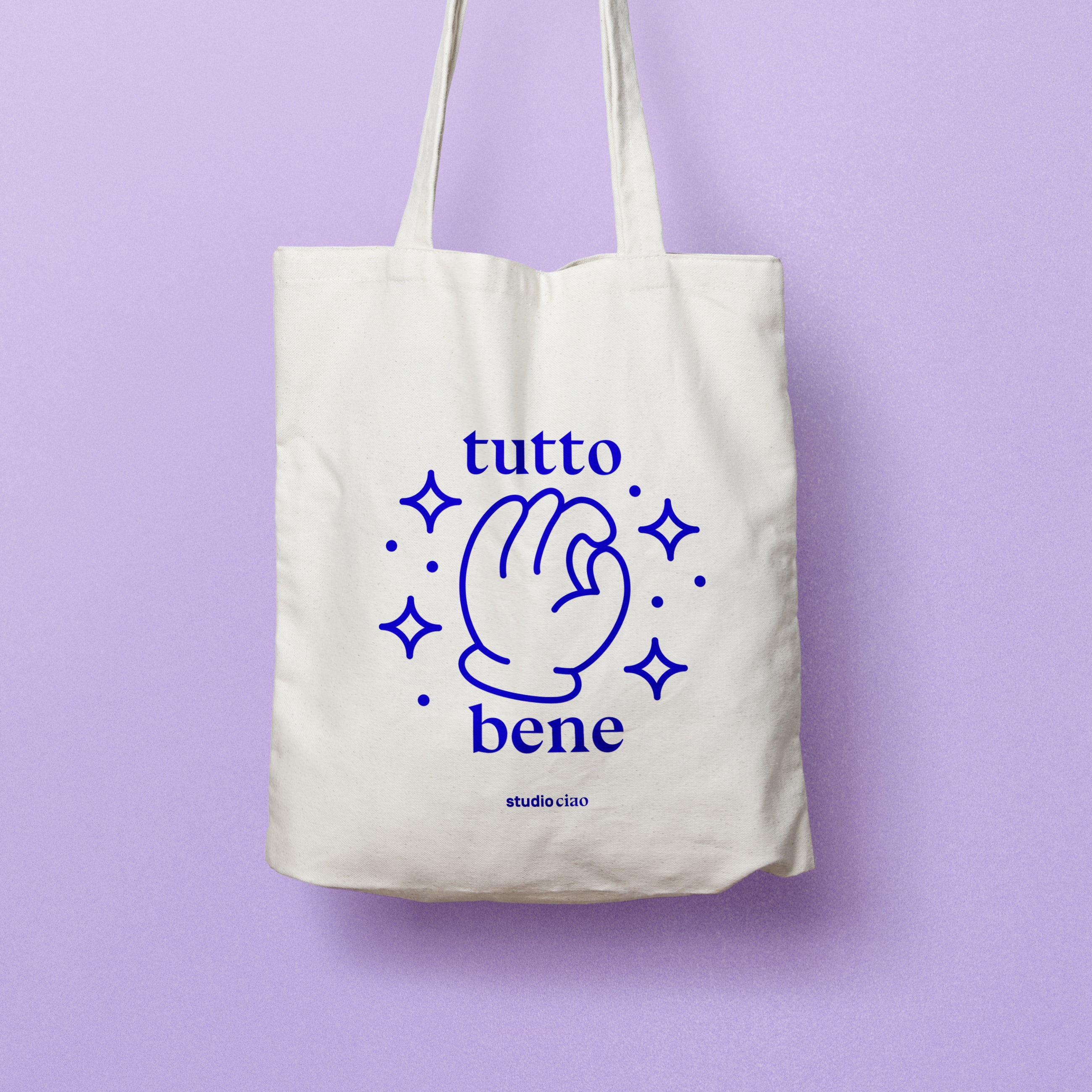 studio ciao Jutebeutel Tutto Bene ca. 38 x 42 cm