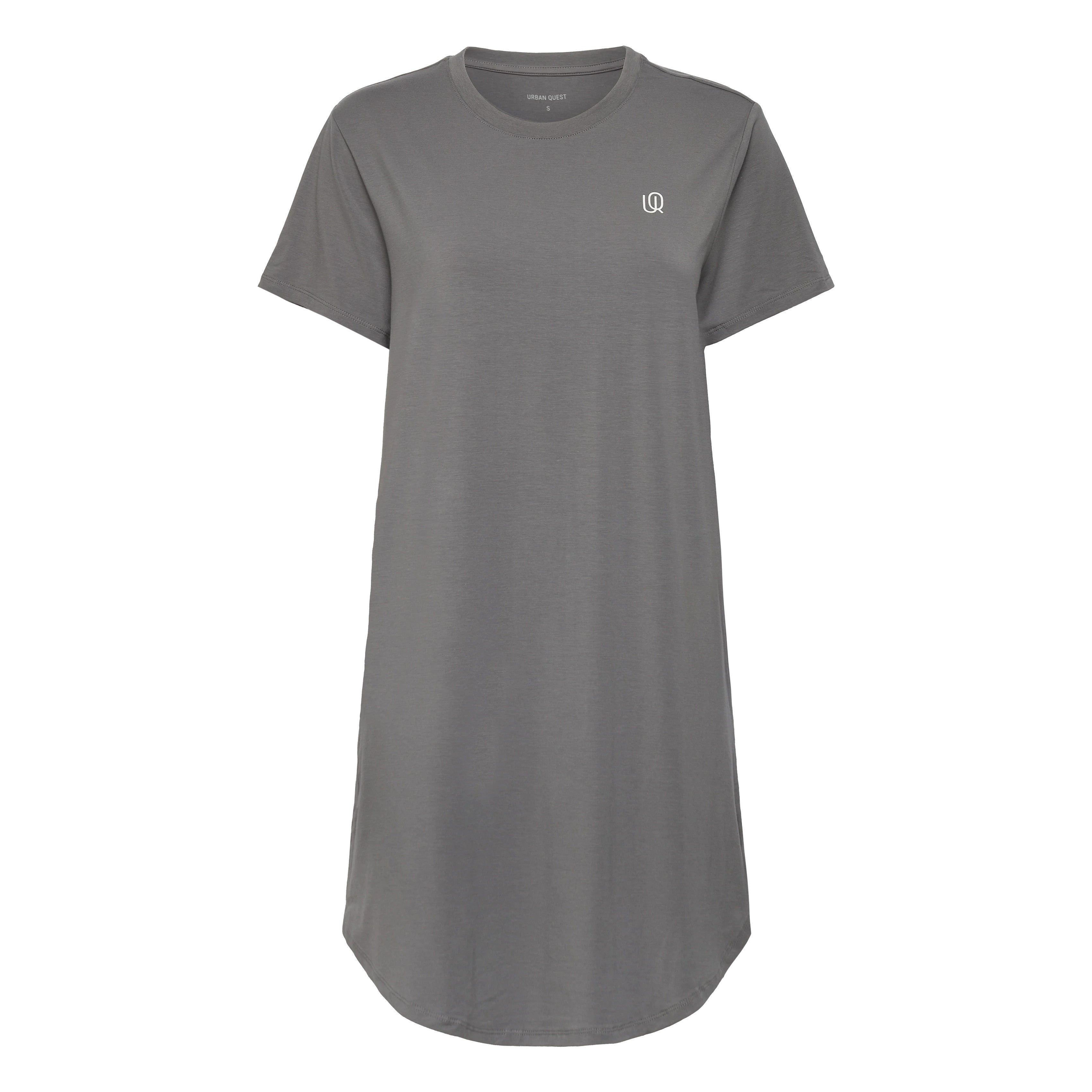 Urban Quest Damen Night Dress "Bamboo" Grey