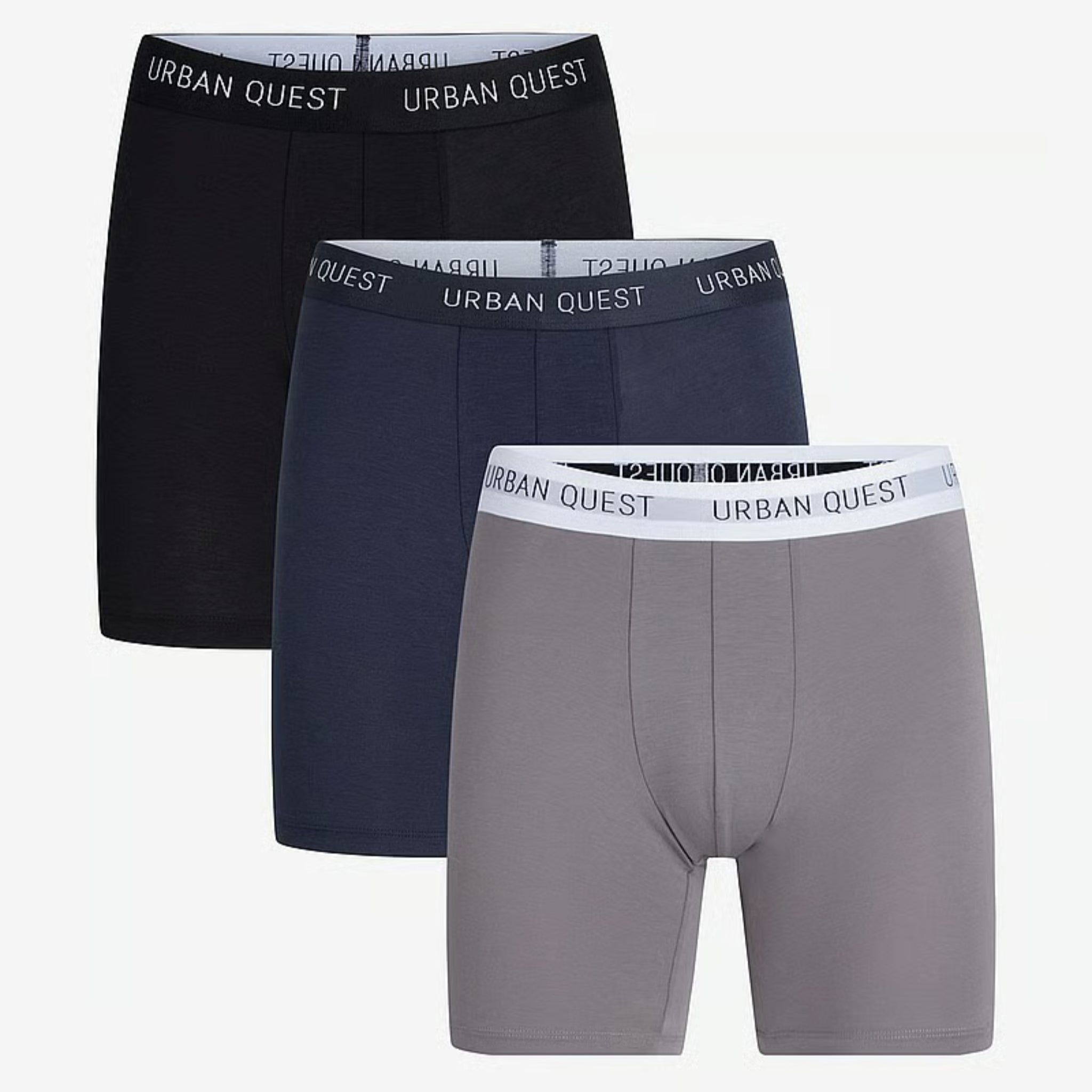 Urban Quest Herren Long Leg Tights "Bamboo" 3er Pack Multi