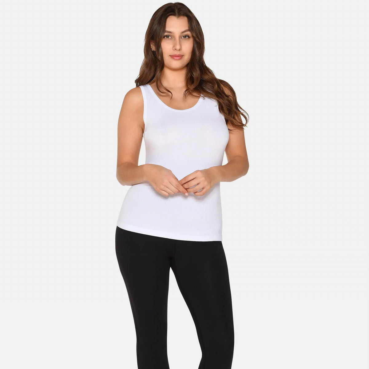 Urban Quest Women "Bamboo" Tank Top White