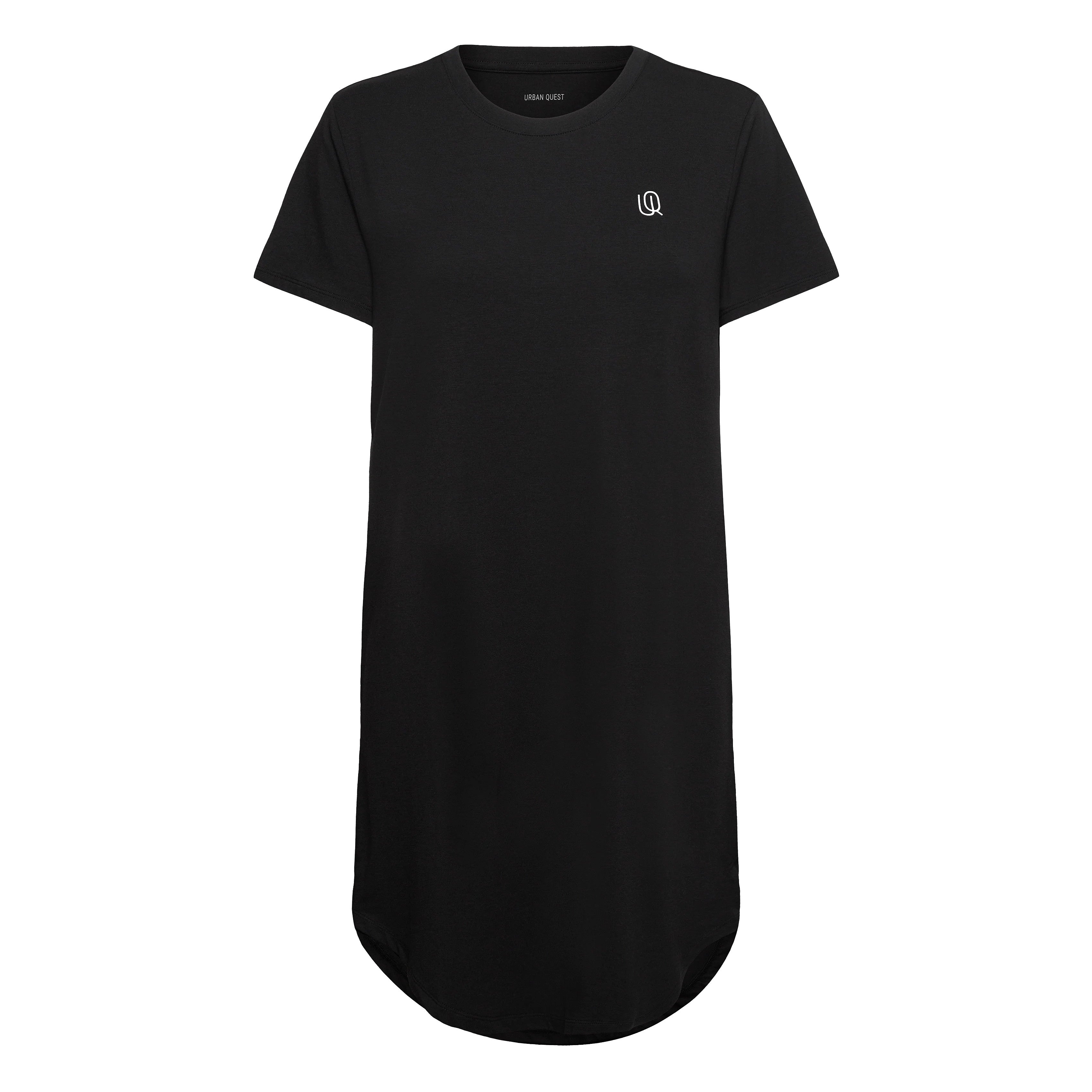 Urban Quest Damen Night Dress "Bamboo" Black
