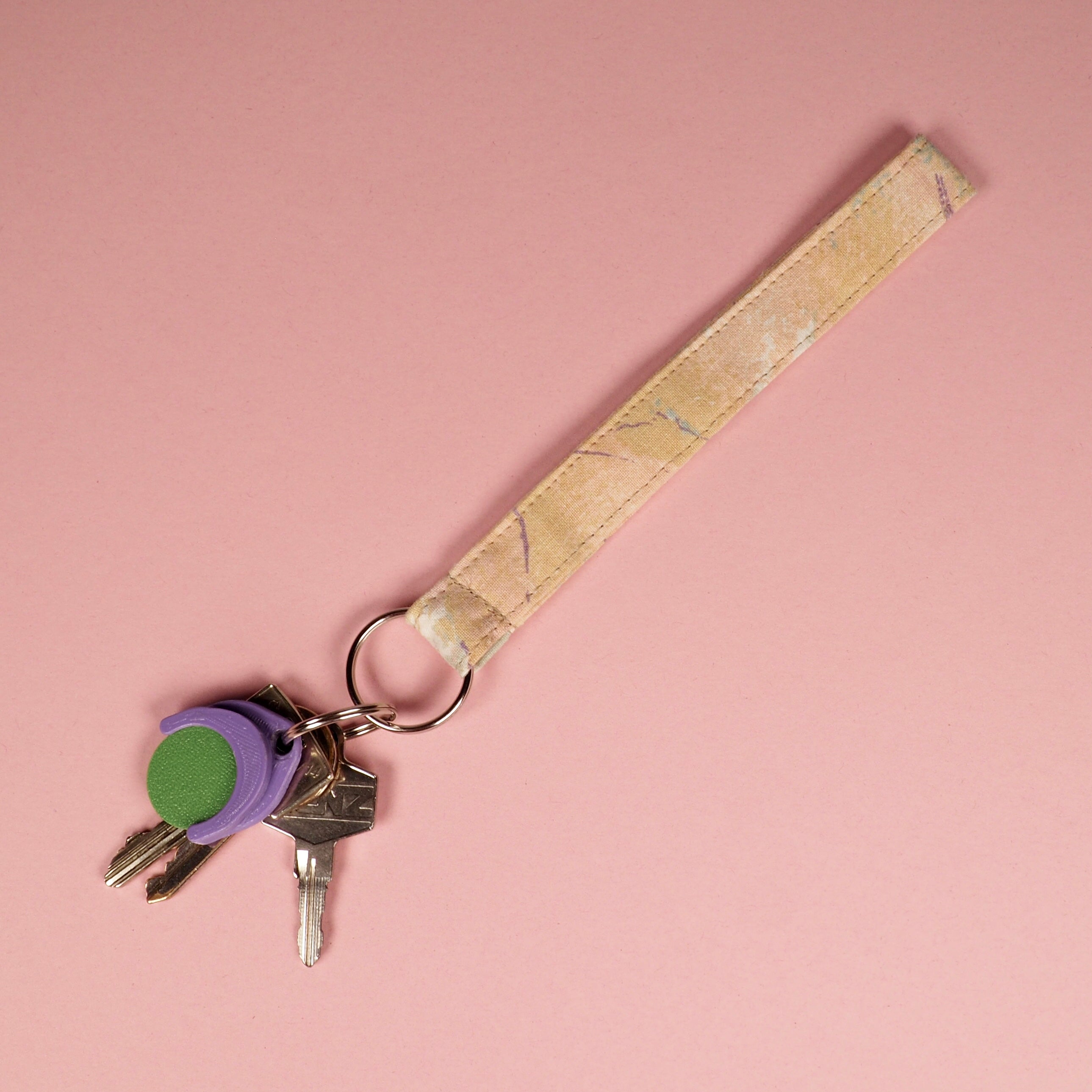 wassi handmade Schlüsselanhänger Kurz (19 cm) Cremefarben