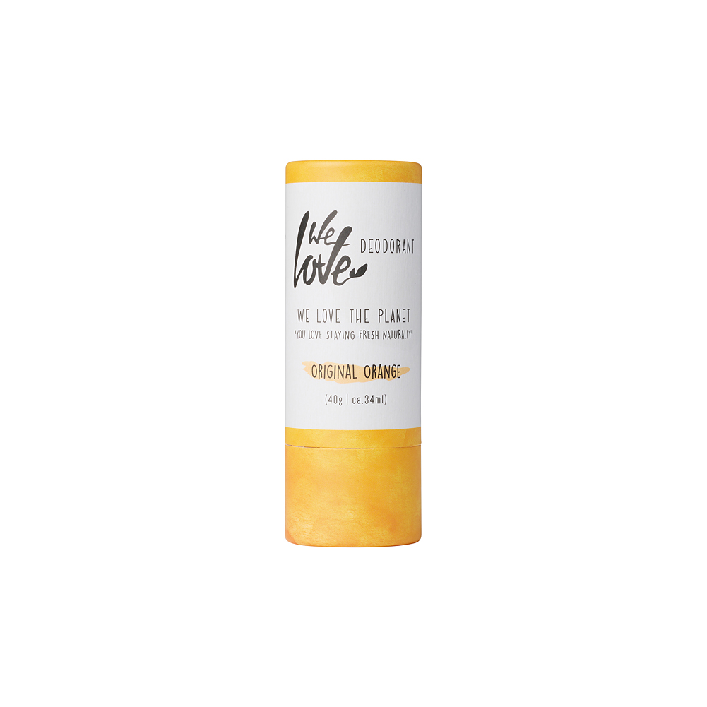 We Love The Planet Natürlicher Deostick 40 g Original Orange