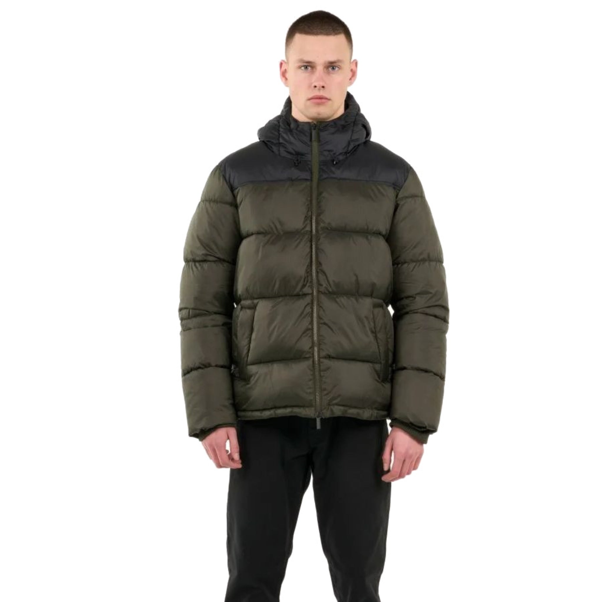 KnowledgeCotton Apparel Herren Pufferjacke "Color Blocked"