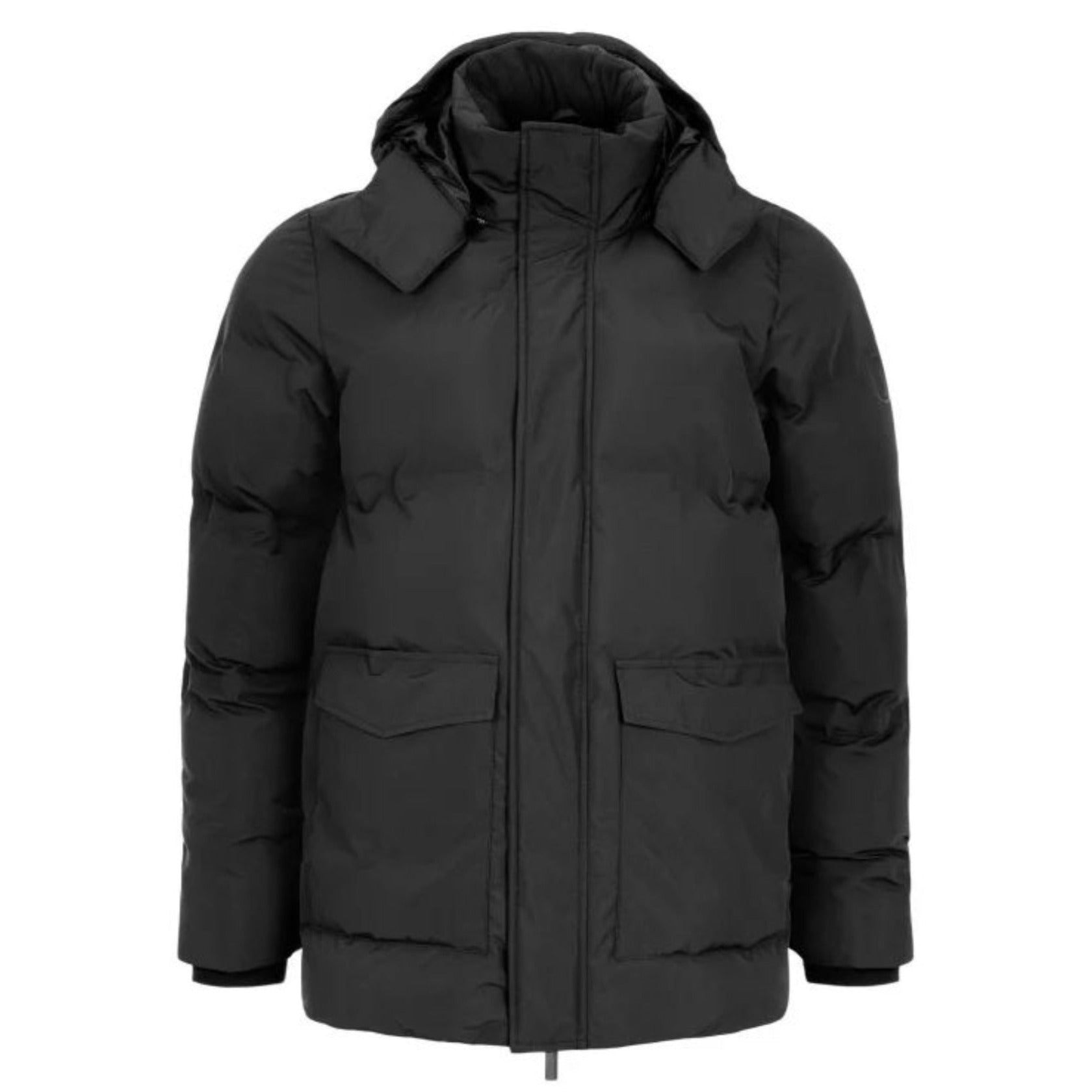 KnowledgeCotton Apparel Herren Pufferjacke Schwarz