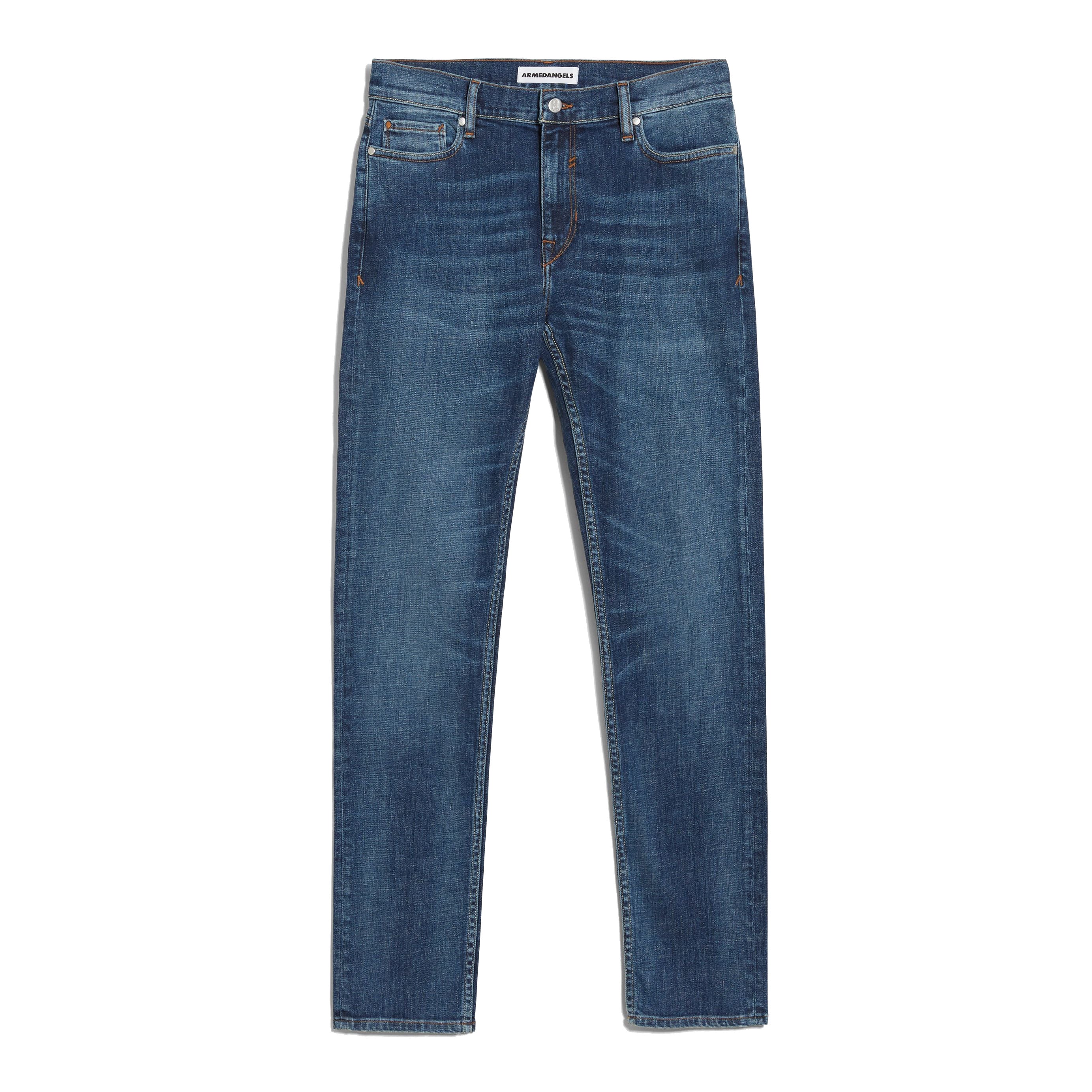 ARMEDANGELS Herren Jeanshose "IAAN" Light Cross Blue