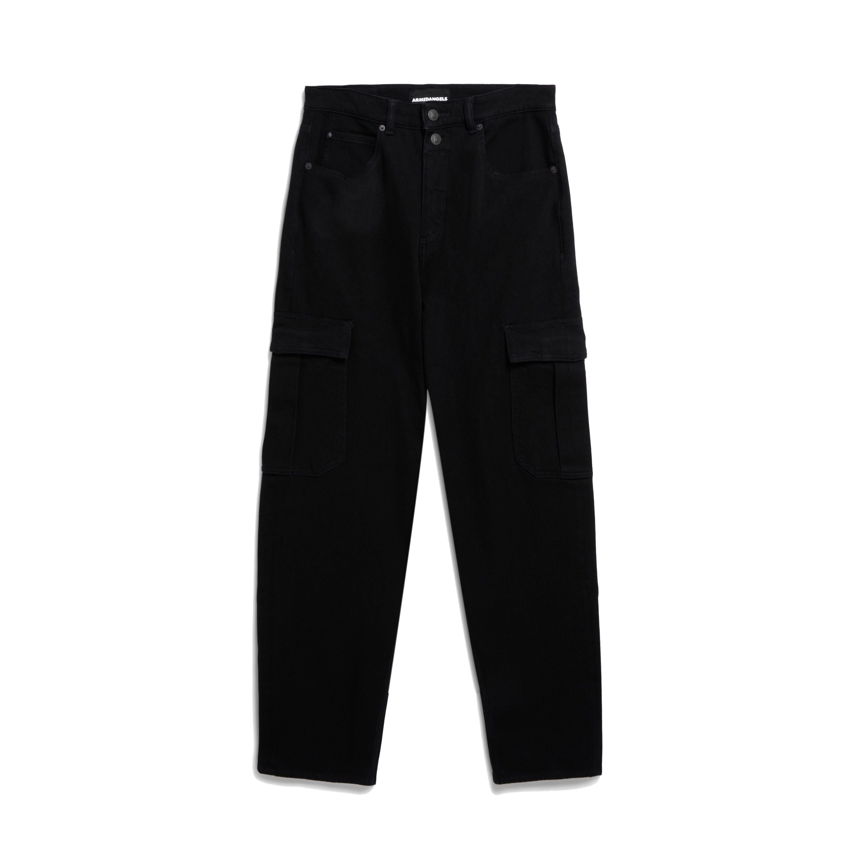 ARMEDANGELS Damen Baggy Fit Jeans "HAAYI PKT" 32 Rinse Black