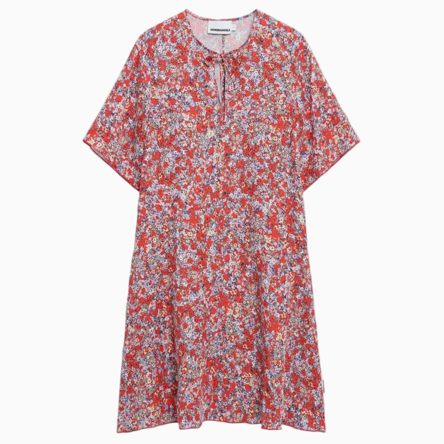 ARMEDANGELS Women Casual Kleid Web "MAAERHA MOSAIC LINO" Coral Blush
