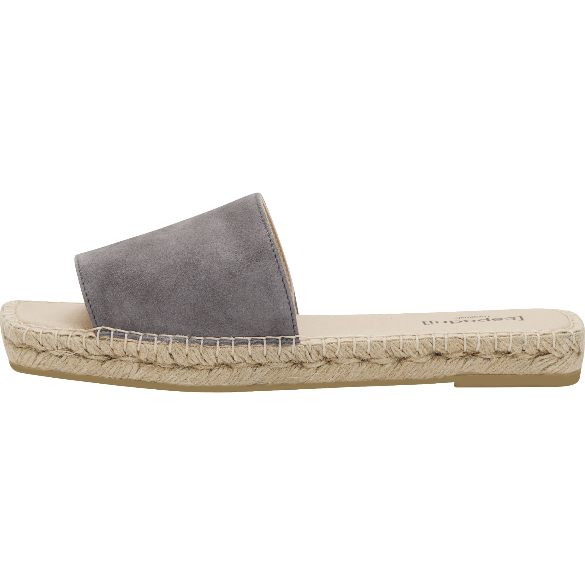Espadrij l´originale Sommerschuh "CARRE LUXE" Asphalt