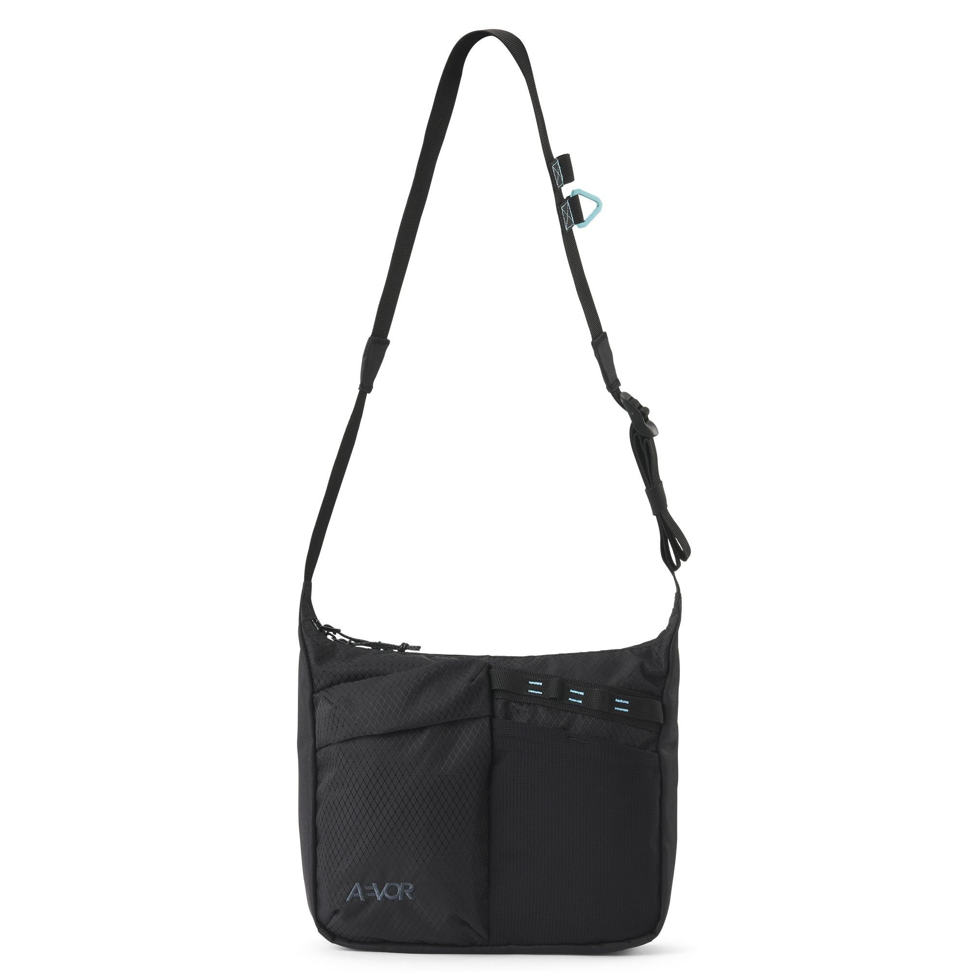 AEVOR Crossbody‑Tasche "Utility Sacoche" Black 28 x 8 x 24 cm