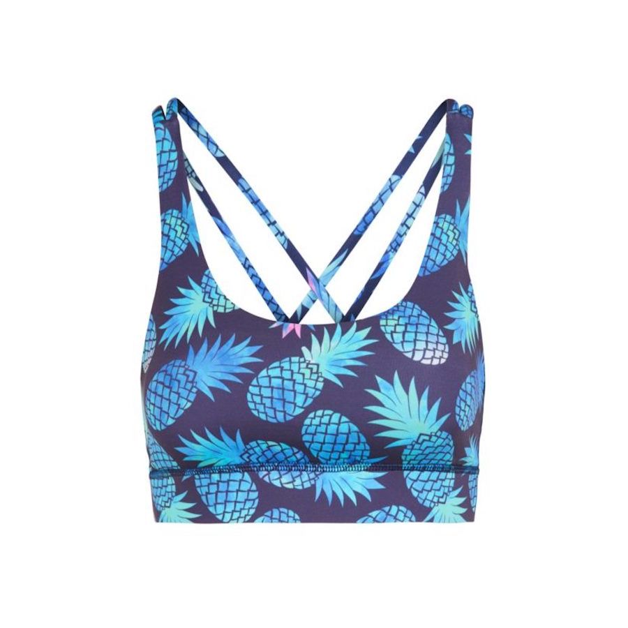 Hey Honey Sport BH "Criss-Cross Bra" Pineapple