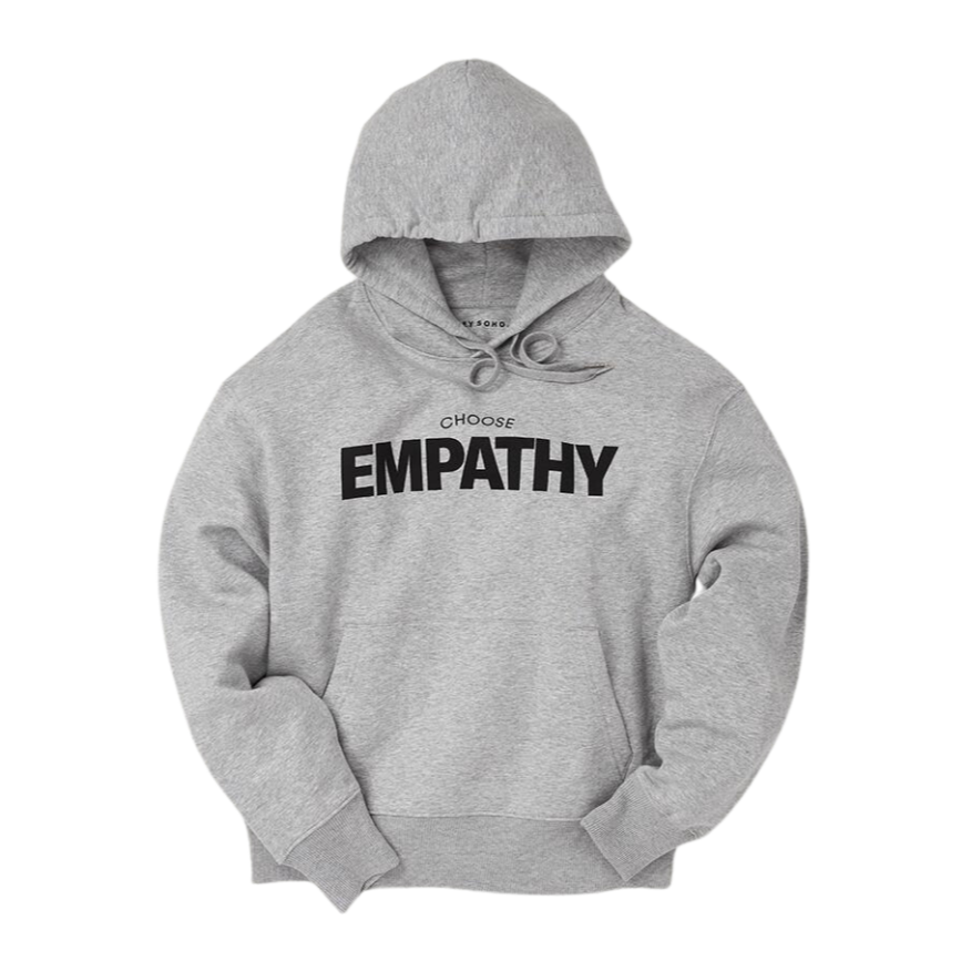 hey soho Hoodie "Empathy" Grau