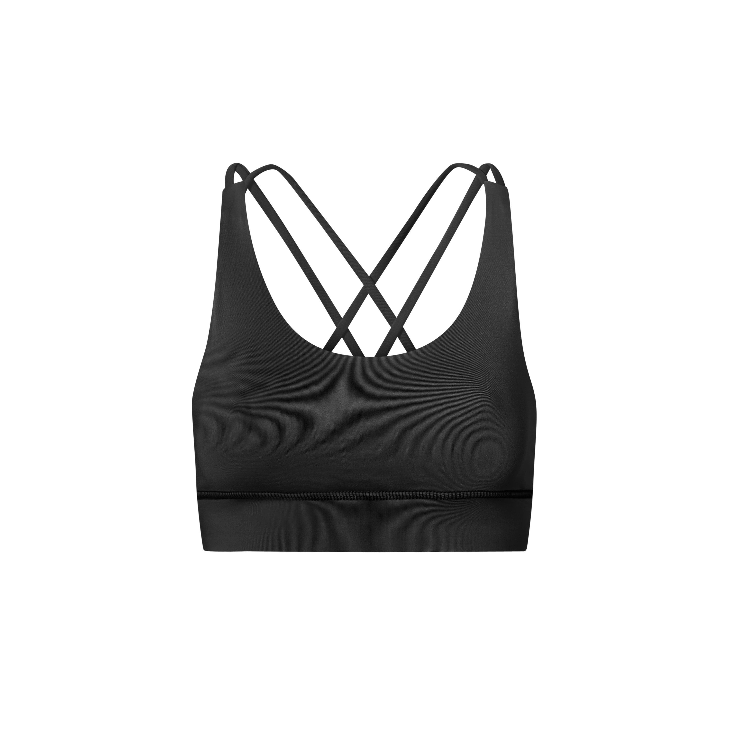 Hey Honey Sport BH "Criss-Cross Bra" Black