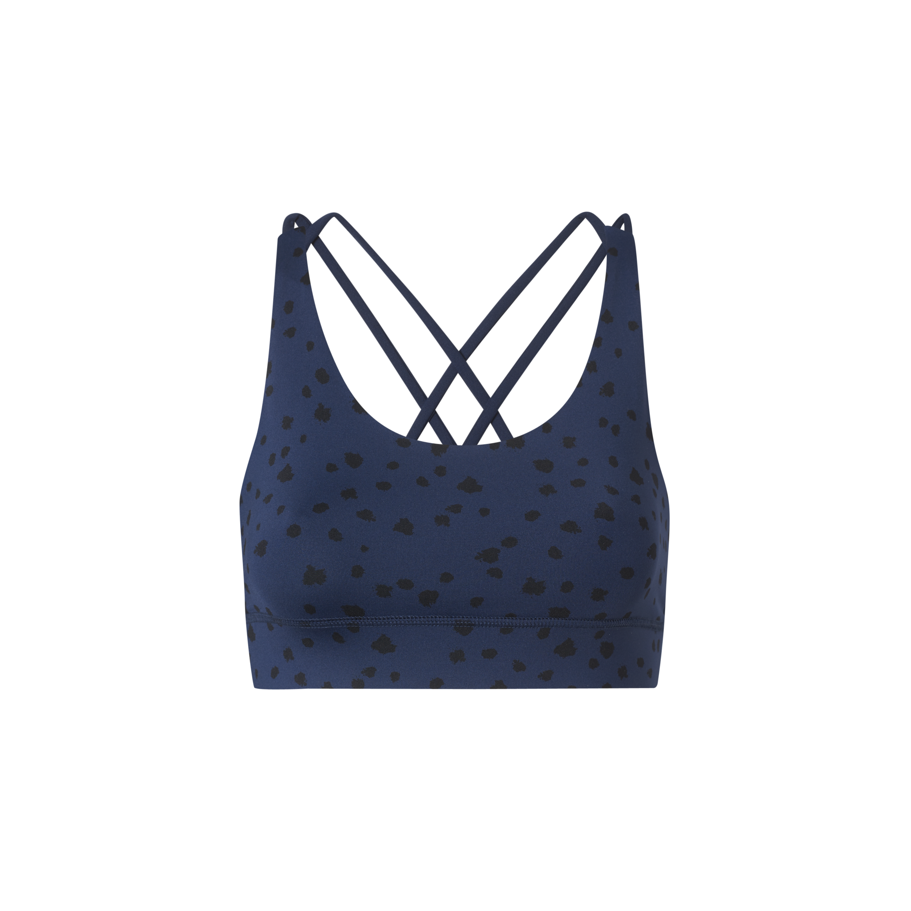 Hey Honey Sport BH "Criss-Cross Bra" Leo Blue