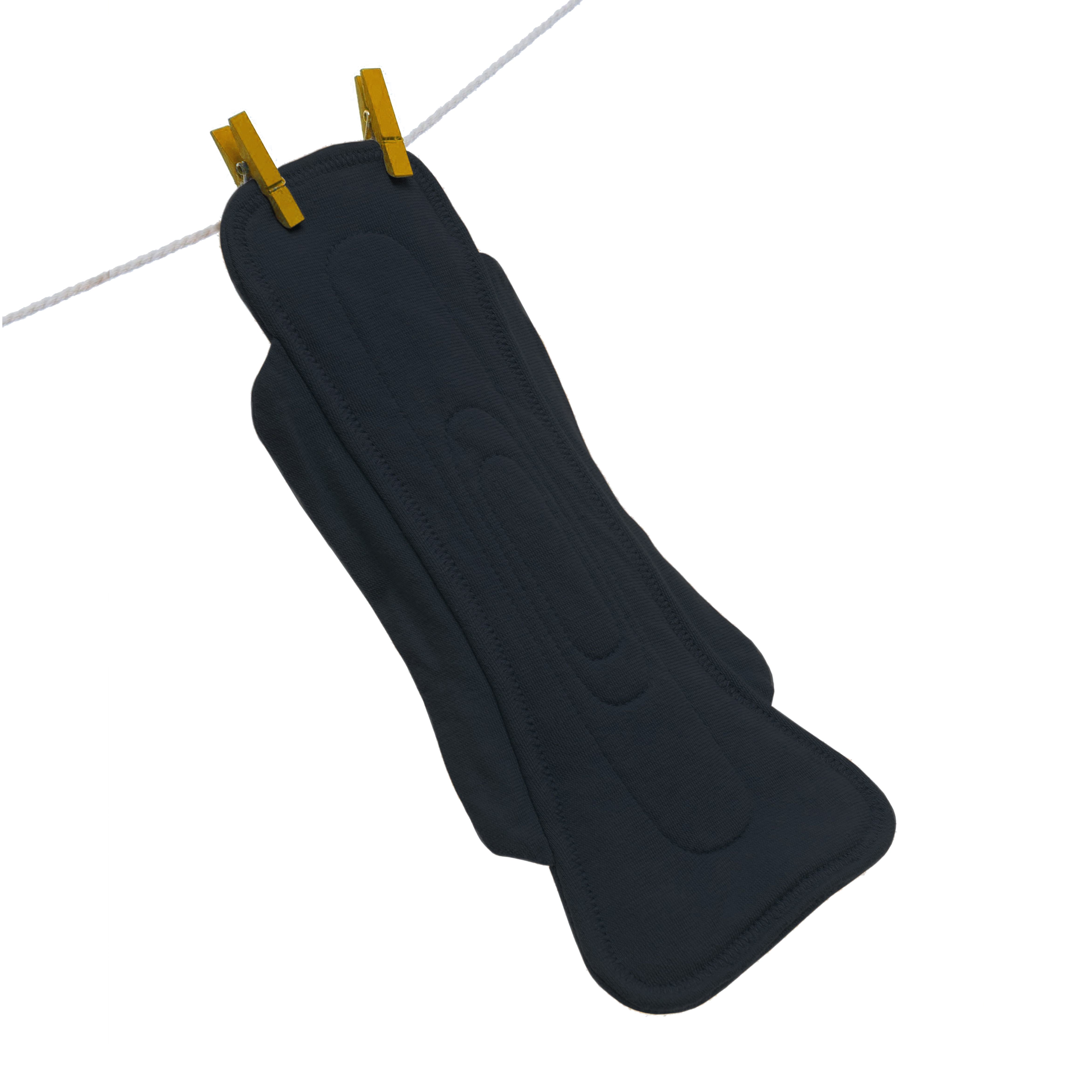 nookees Wiederverwenbare Binde "THE PAD" Schwarz