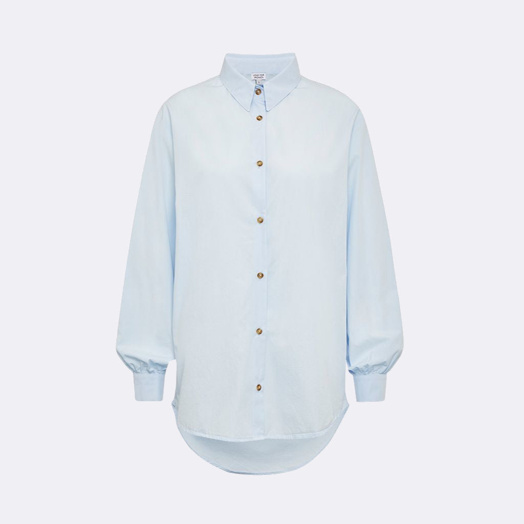 LOVE FOR WOMEN Damen Bluse "Petra" Hellblau