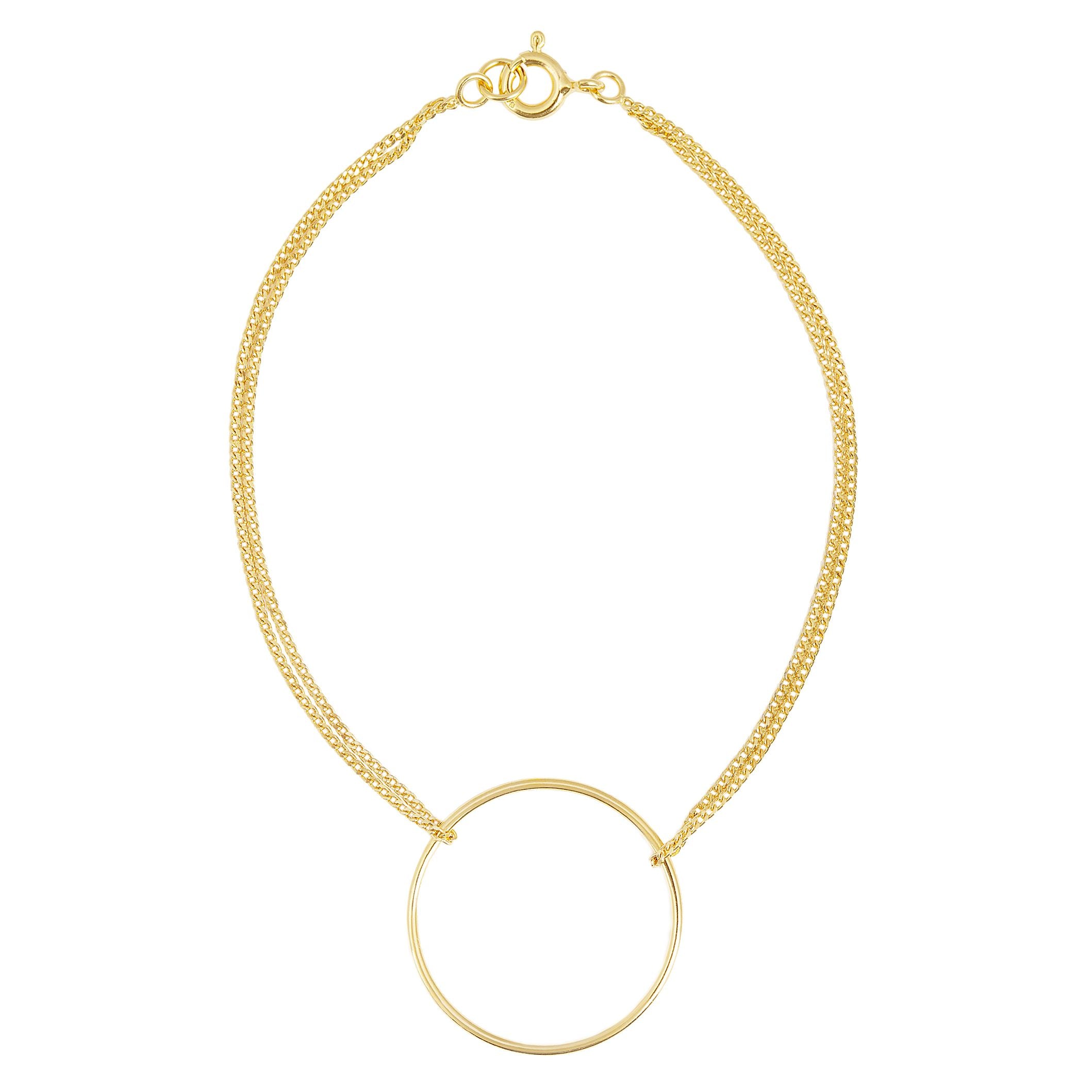 Charlotte Wooning Damen Schildarmband "Geometry Circle"