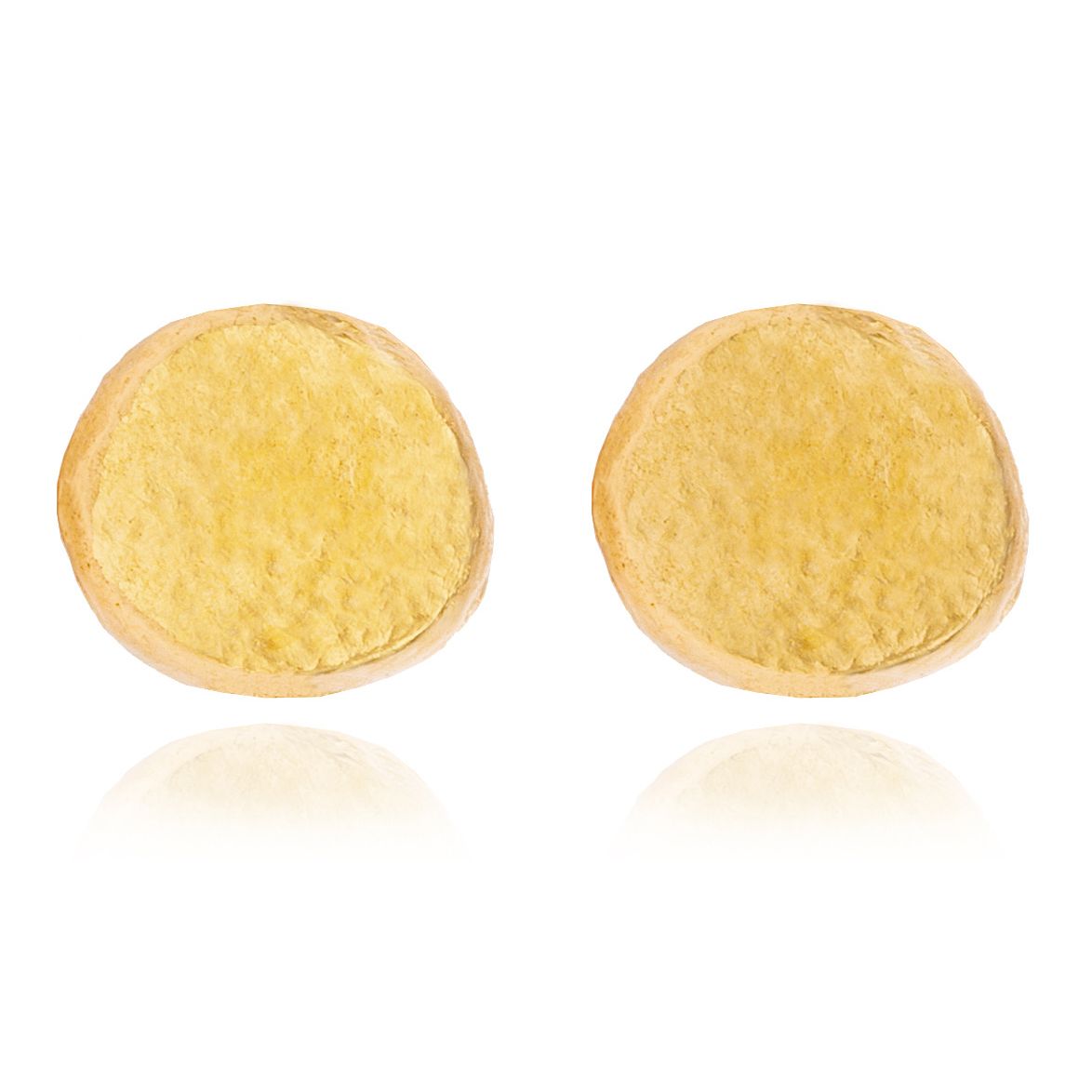Charlotte Wooning Damen Ohrstecker "Ancient Flat Ball"