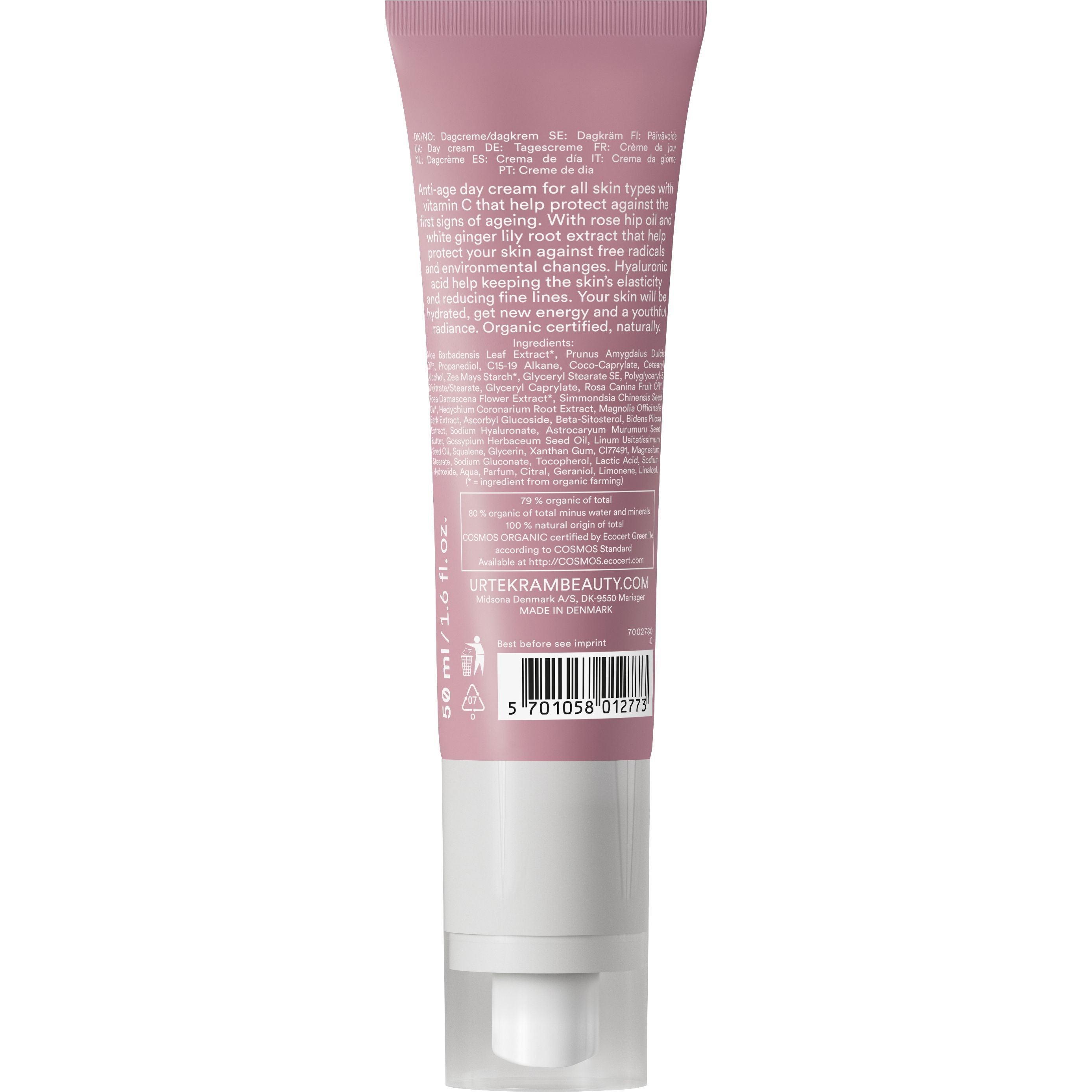 Urtekram Ageless Day Cream "Dare to Dream" 50 ml