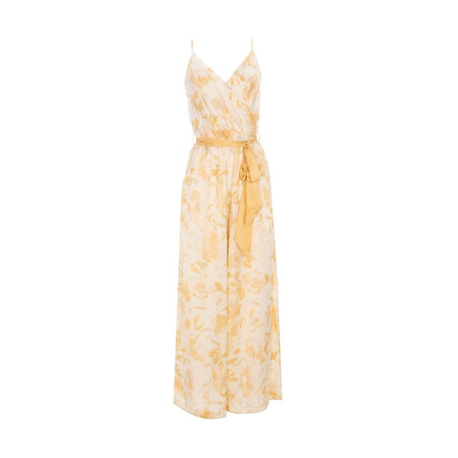 COSSAC Damen Jumpsuit "Wrap" L Gelb