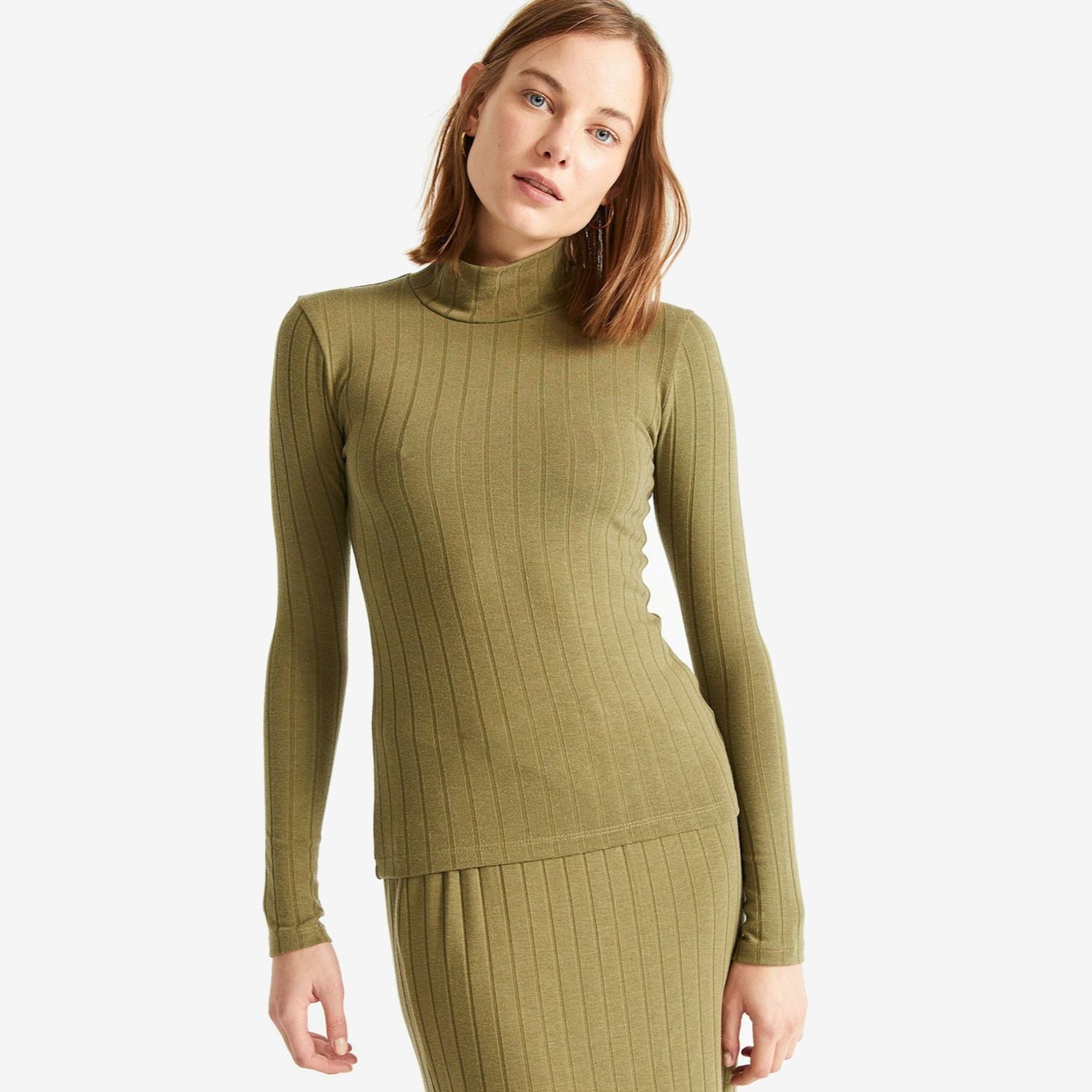 Thinking Mu Langarmshirt "Trash Ellen" XS Grün (Olive Green)
