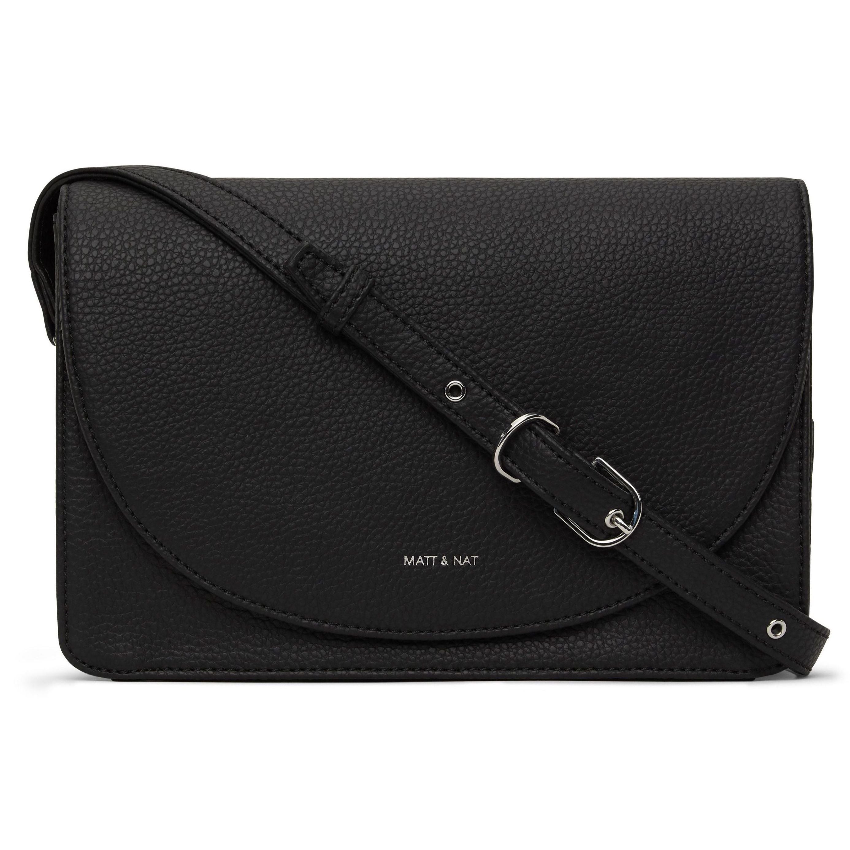 Matt & Nat Purity Vegane Umhängetasche "Sofi" One size Schwarz (black)