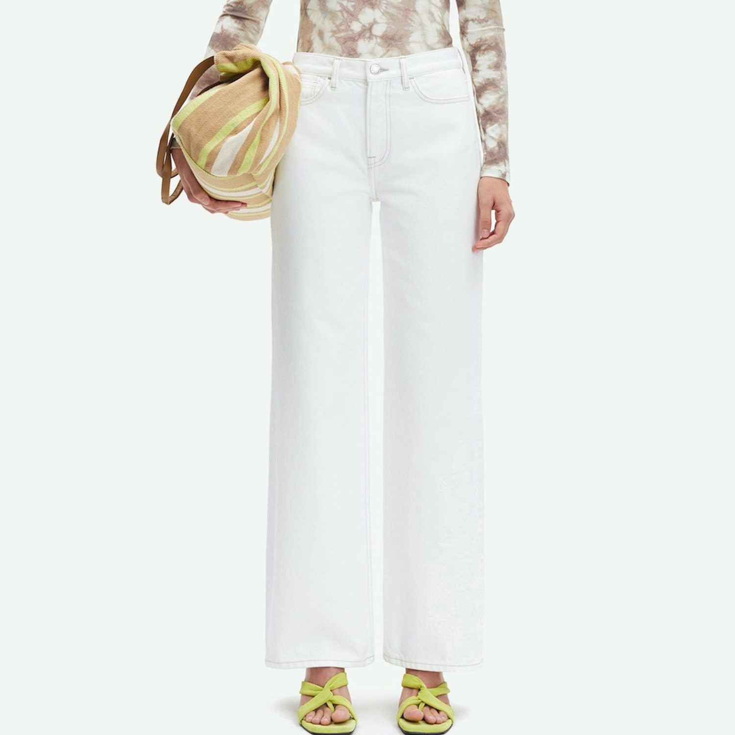 Samsoe Samsoe Jeans Straight Leg "Riley" 26 32 Weiß (White)