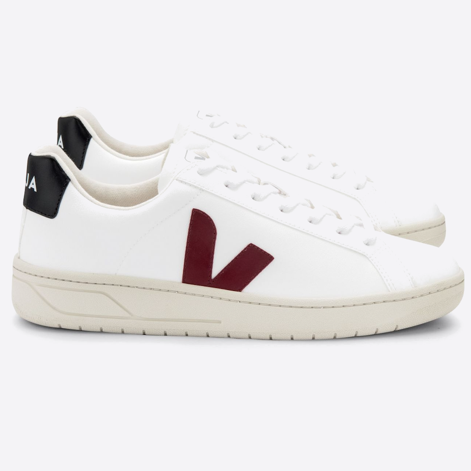 VEJA Vegane Damen Sneaker "Urca CWL" Weiß (White Marsala Black)