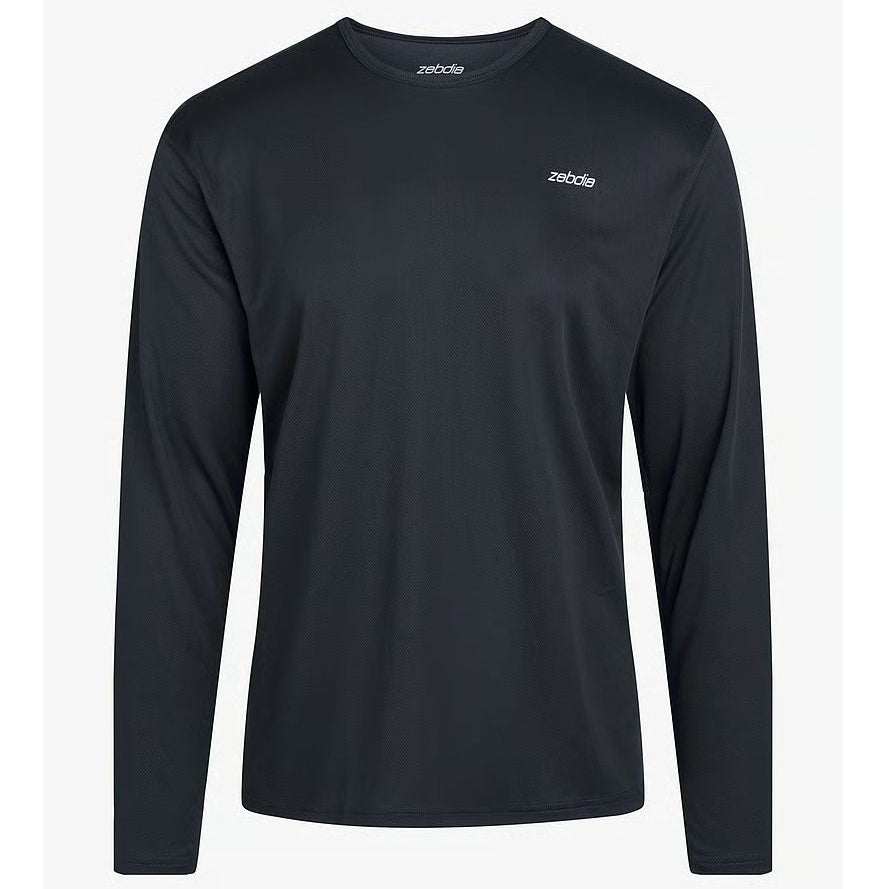 ZEBDIA Men Sports Tee "L/S" Navy