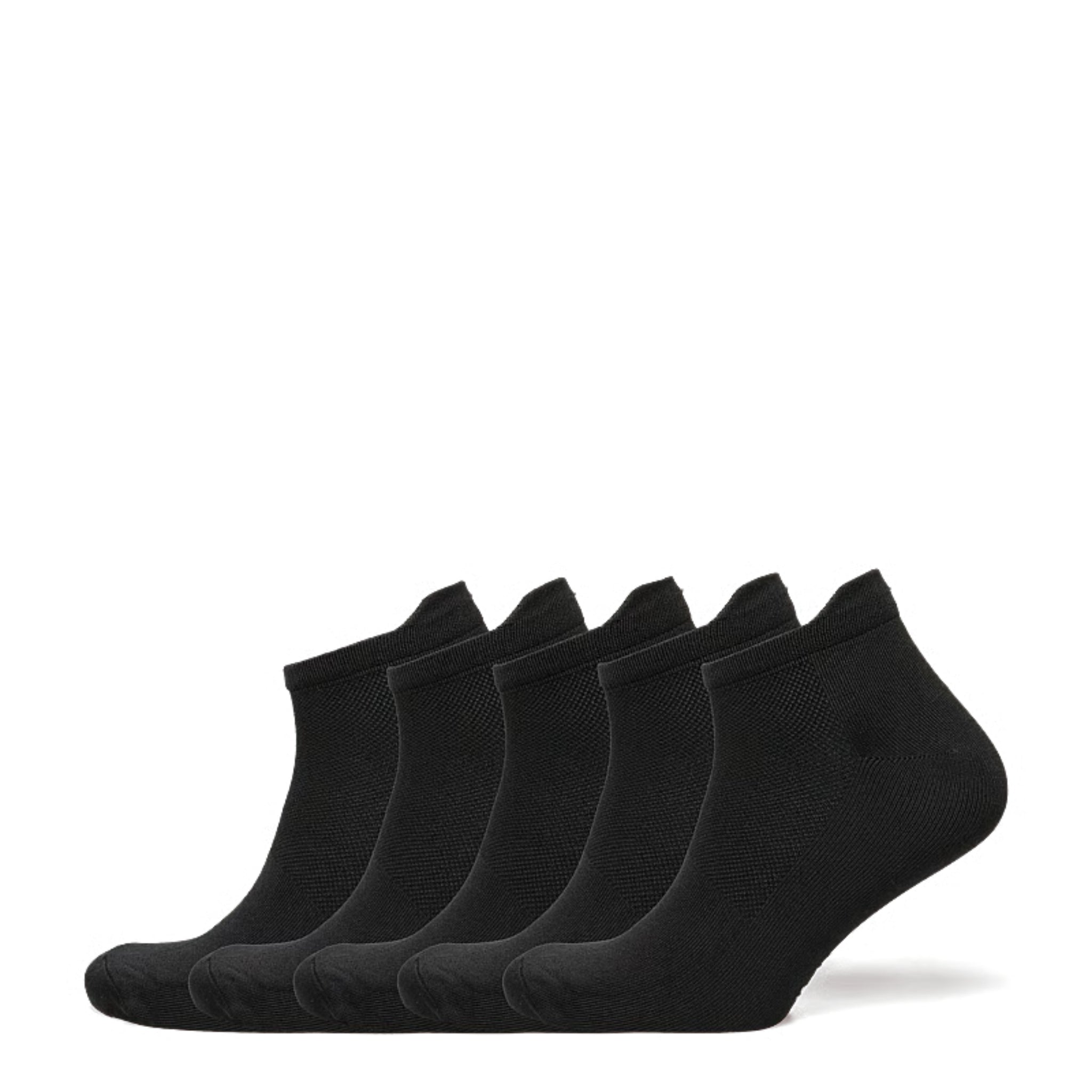 ZEBDIA Women Ancle Running Socks 5er Pack Black