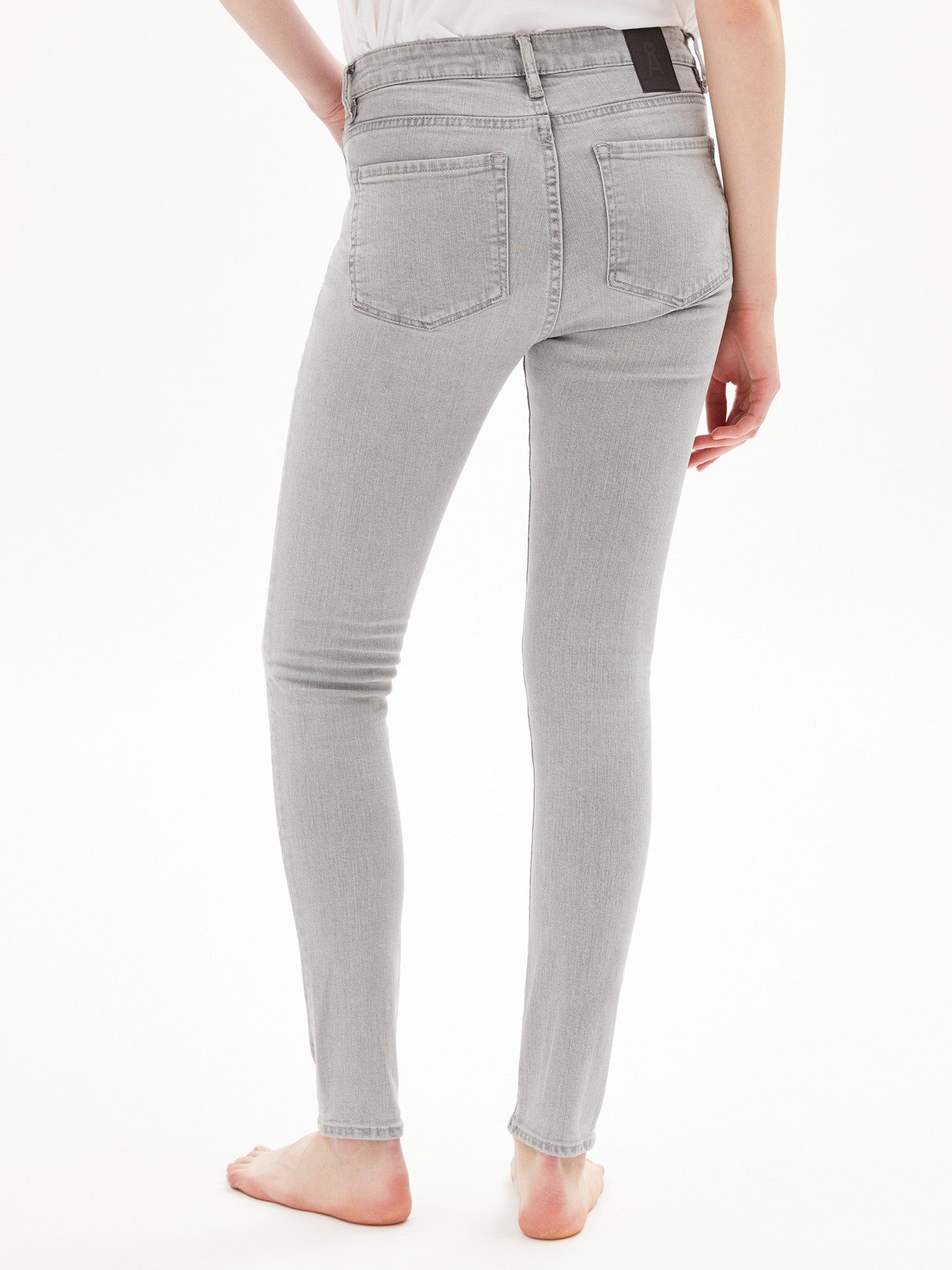 ARMEDANGELS Skinny Fit Mid Waist Jeans "TILLAA" - iron