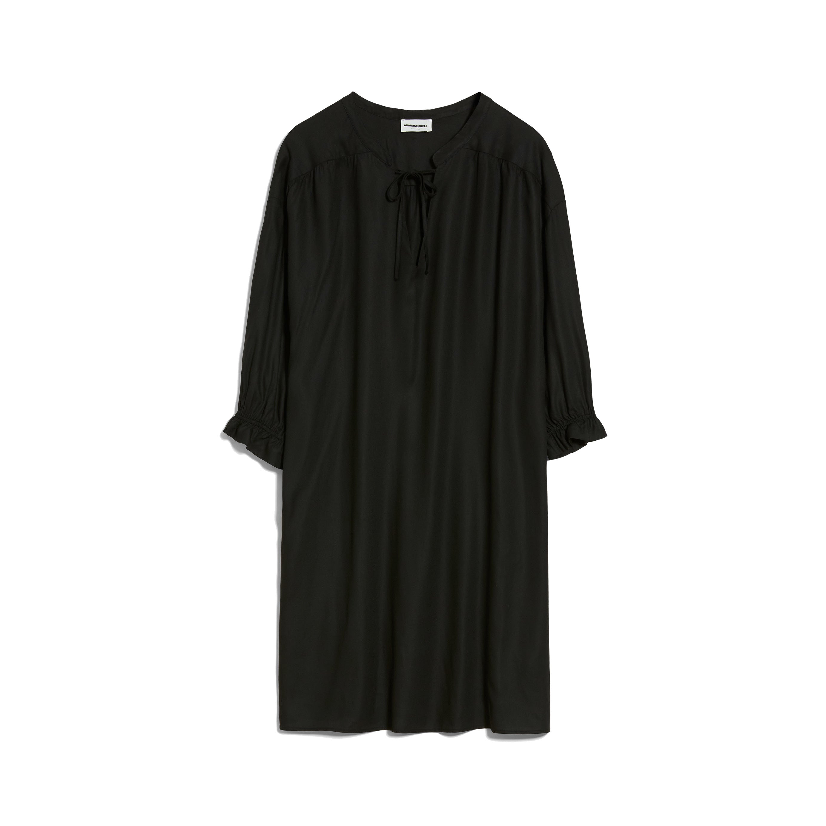 ARMEDANGELS Webkleid Oversized Fit "MAAREN" - black
