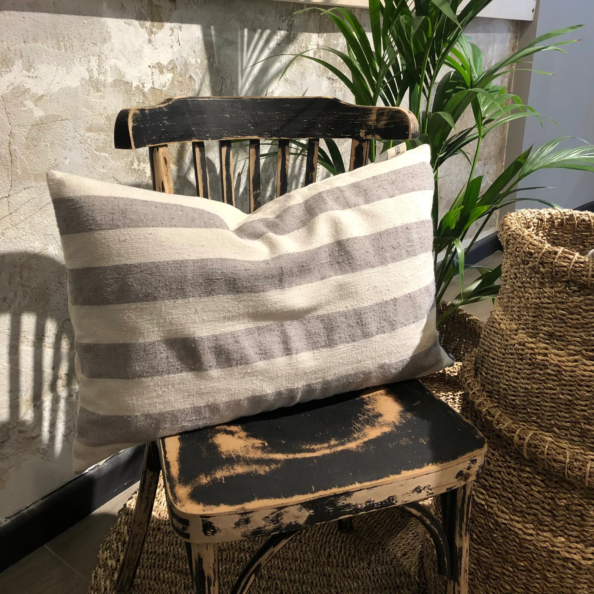 Naturewaves Kissenbezug "Jasper" aus Baumwolle und Bananenfasern