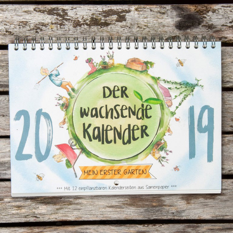 Der wachsende Kalender "Mein erster Garten"