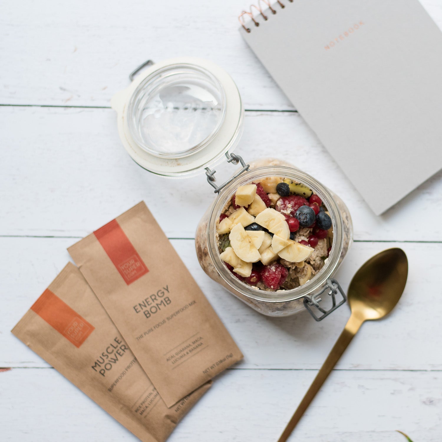 Your Superfoods MUSCLE POWER Travel Packs